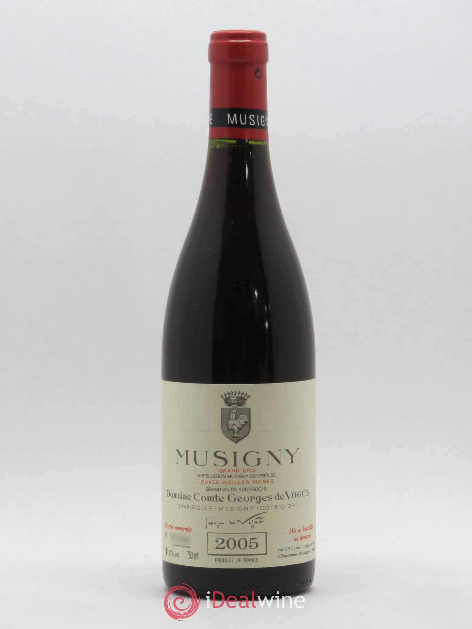 Musigny Grand Cru Cuvée Vieilles Vignes Comte Georges de Vogüé 2005 - Lot de 1 bouteille - 0