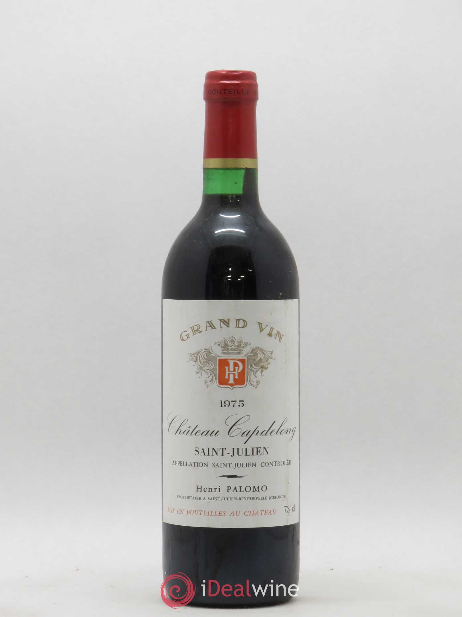 Saint-Julien Château Capdelong 1975 - Posten von 1 Flasche - 0