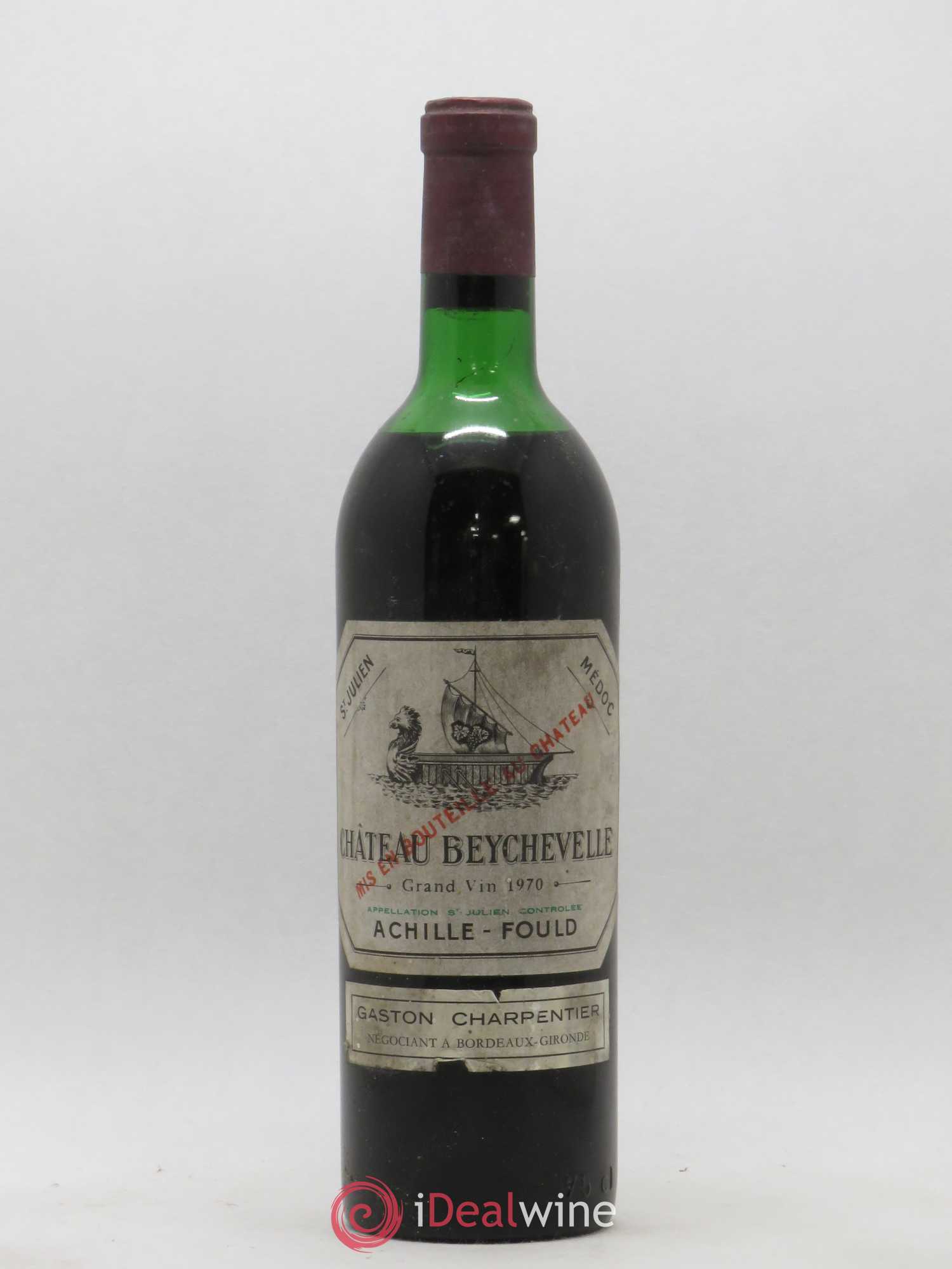 Château Beychevelle 4ème Grand Cru Classé 1970 - Lot de 1 bouteille - 0