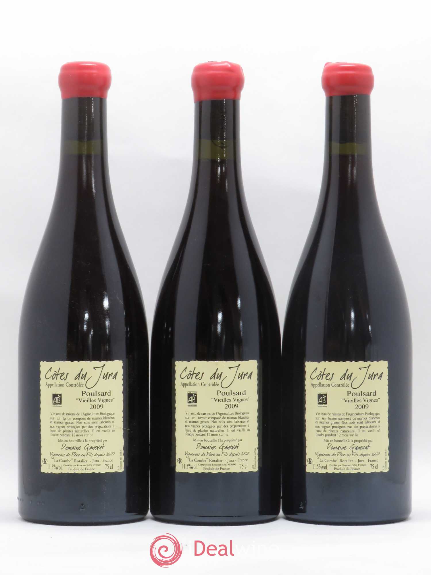 Côtes du Jura Cuvée de l'Enfant Terrible Jean-François Ganevat (Domaine) 2009 - Lot de 3 bouteilles - 1