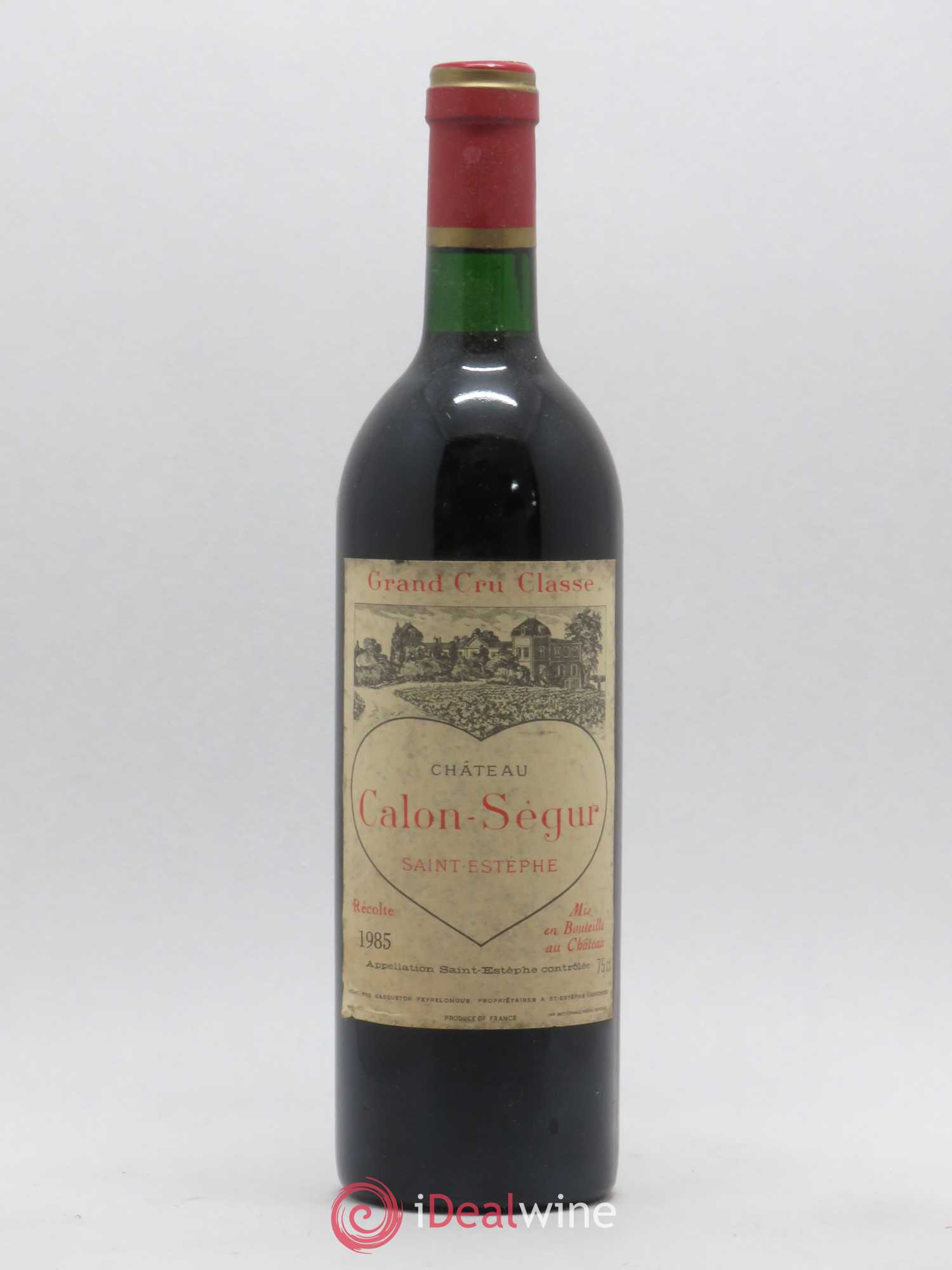 Château Calon Ségur 3ème Grand Cru Classé 1985 - Lot de 1 bouteille - 0