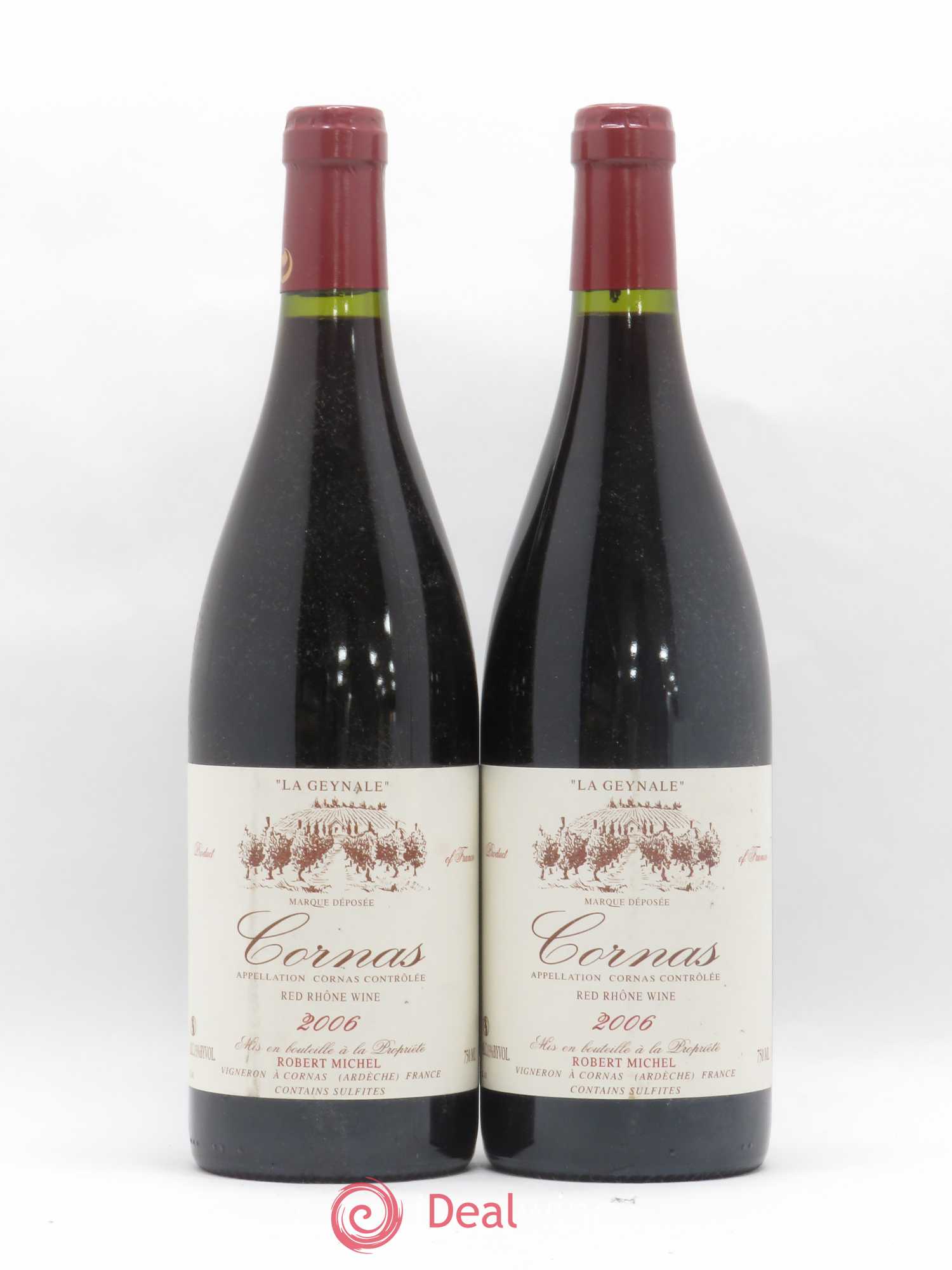 Cornas La Geynale Robert Michel 2006 - Lot de 2 bouteilles - 0