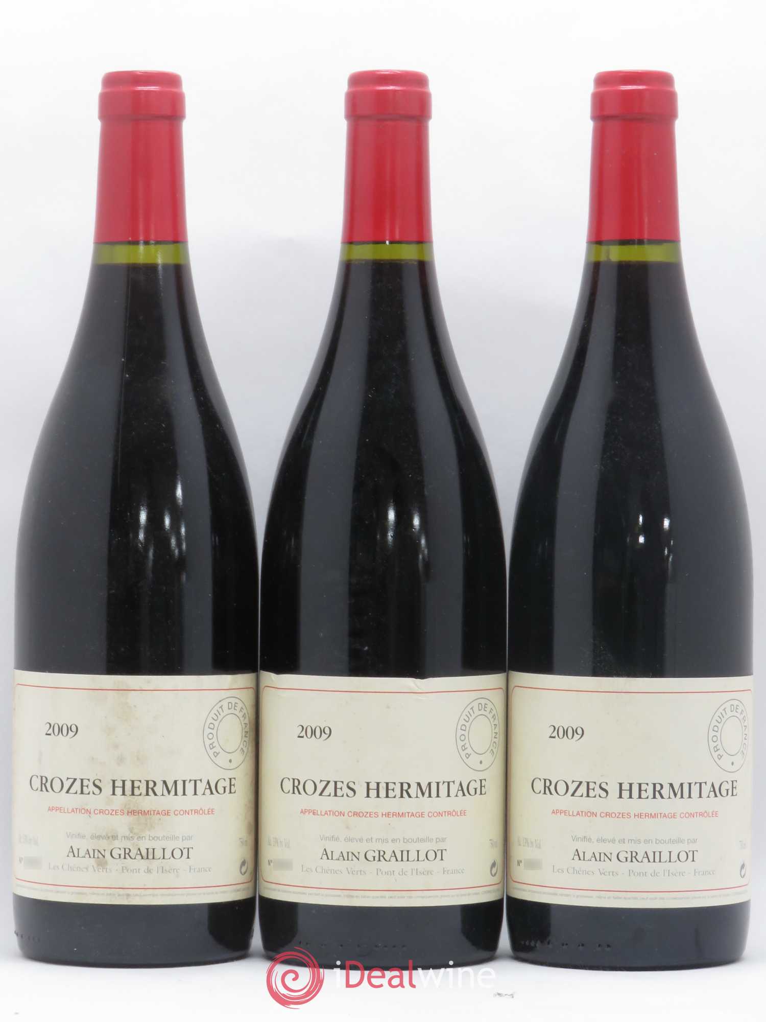 Crozes-Hermitage Domaine Graillot 2009 - Lot de 3 bouteilles - 0