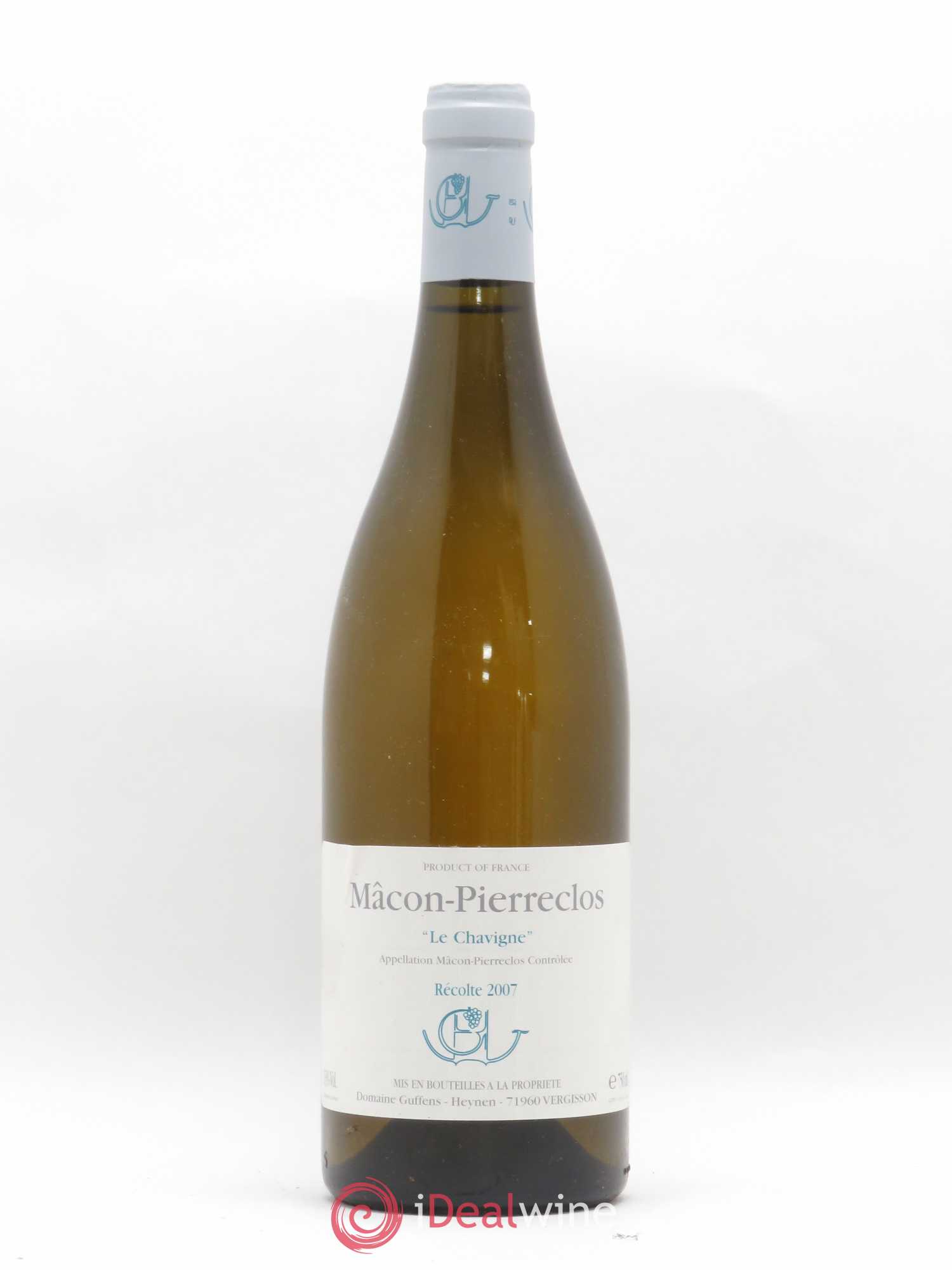 Mâcon-Pierreclos Le Chavigne Guffens-Heynen 2007 - Lot de 1 bouteille - 0