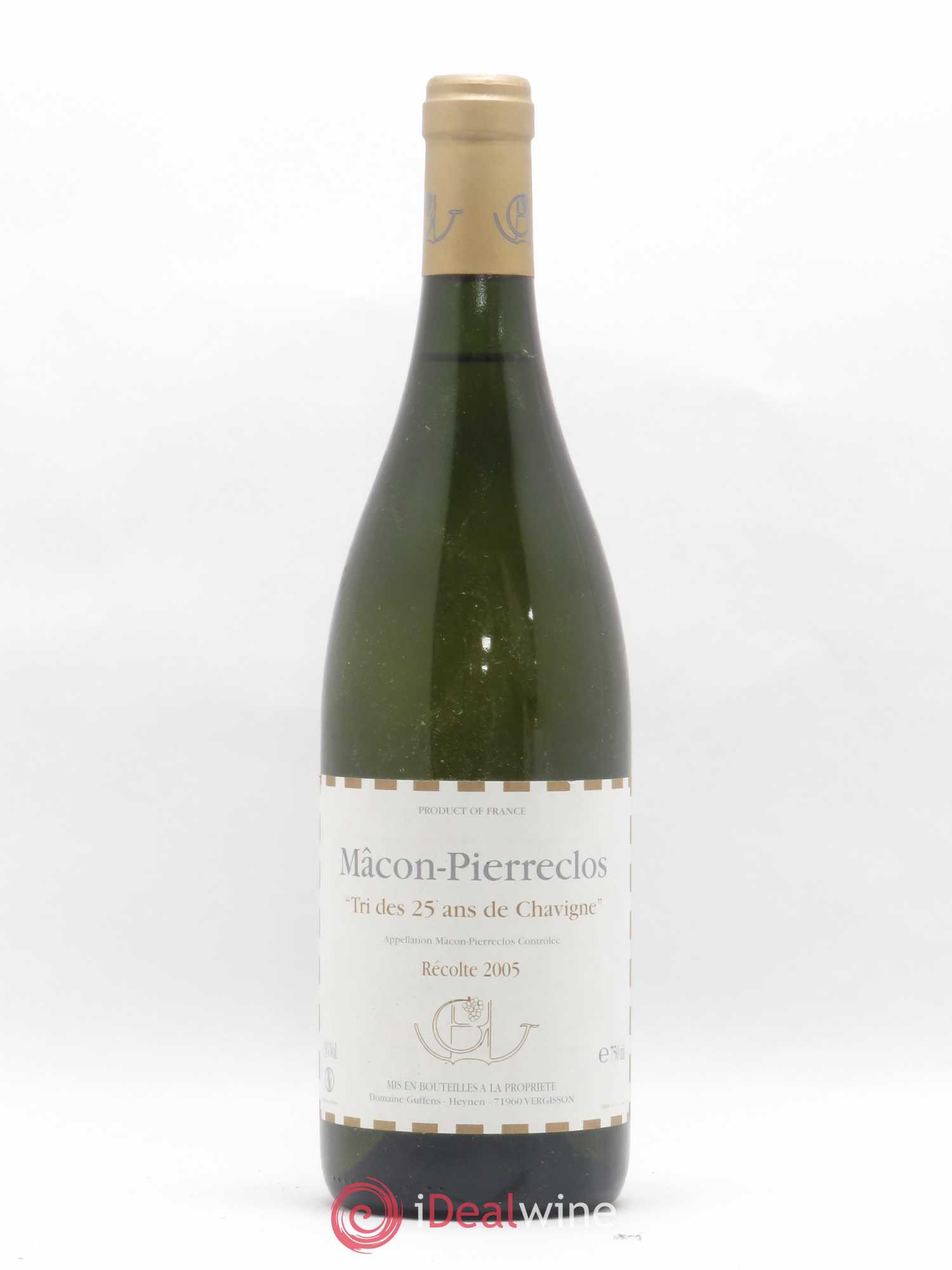 Mâcon Pierreclos Tri des 25 ans de Chavigne Guffens-Heynen 2005 - Posten von 1 Flasche - 0