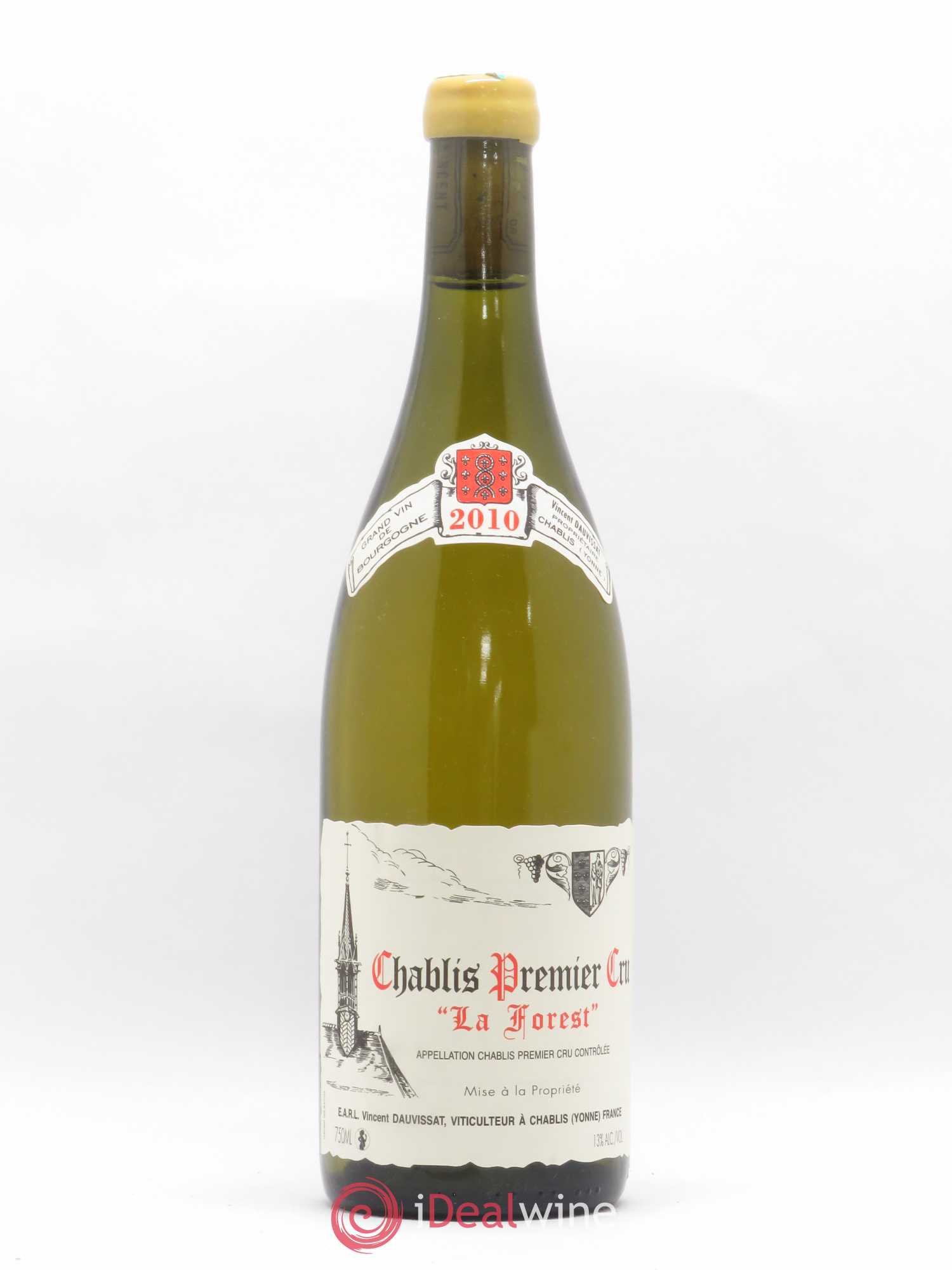 Chablis 1er Cru La Forest Vincent Dauvissat (Domaine) 2010 - Lot de 1 bouteille - 0