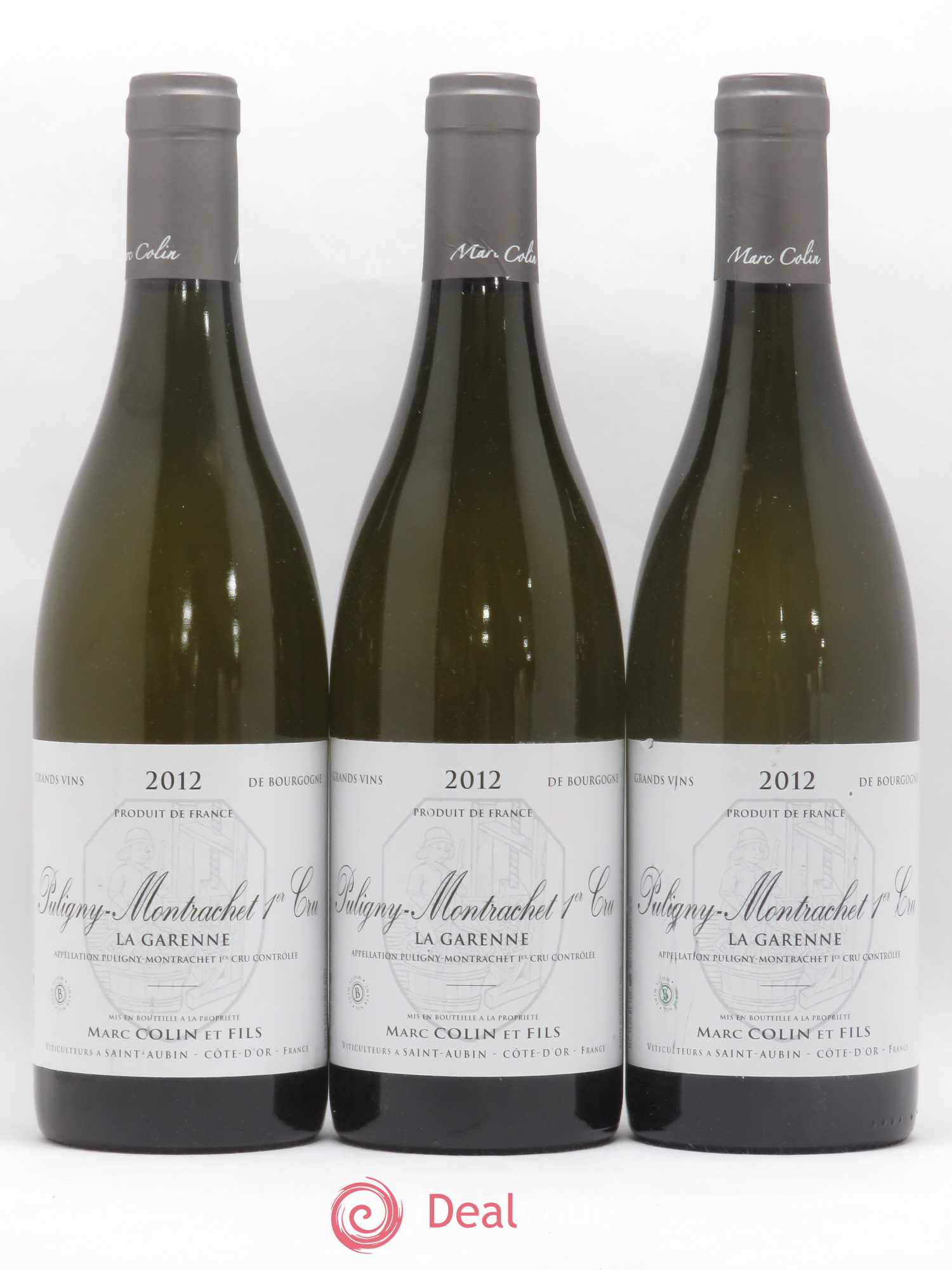 Puligny-Montrachet 1er Cru La Garenne Marc Colin et Fils 2012 - Posten von 3 Flaschen - 0