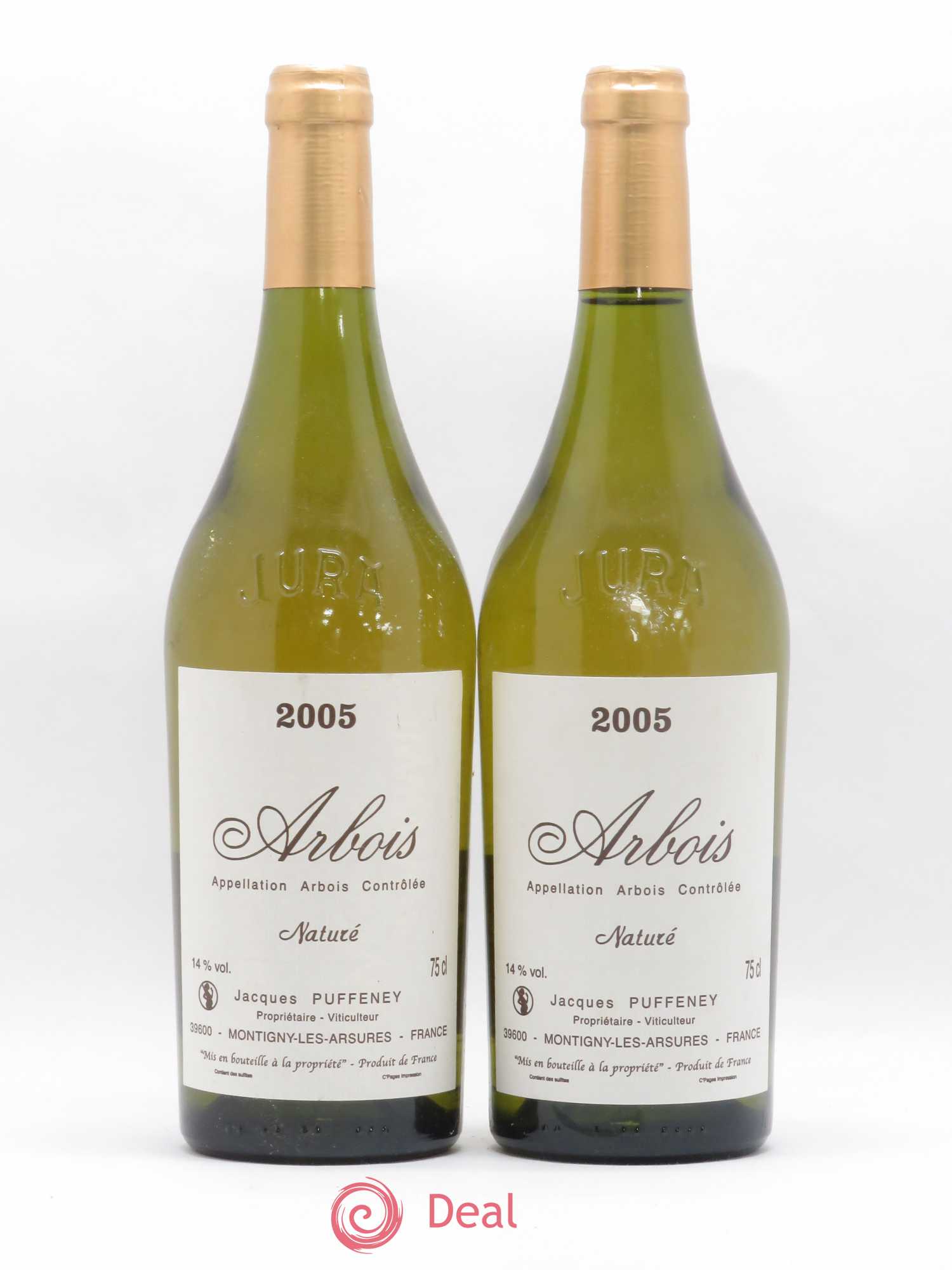 Arbois Naturé Jacques Puffeney 2005 - Lot de 2 bouteilles - 0