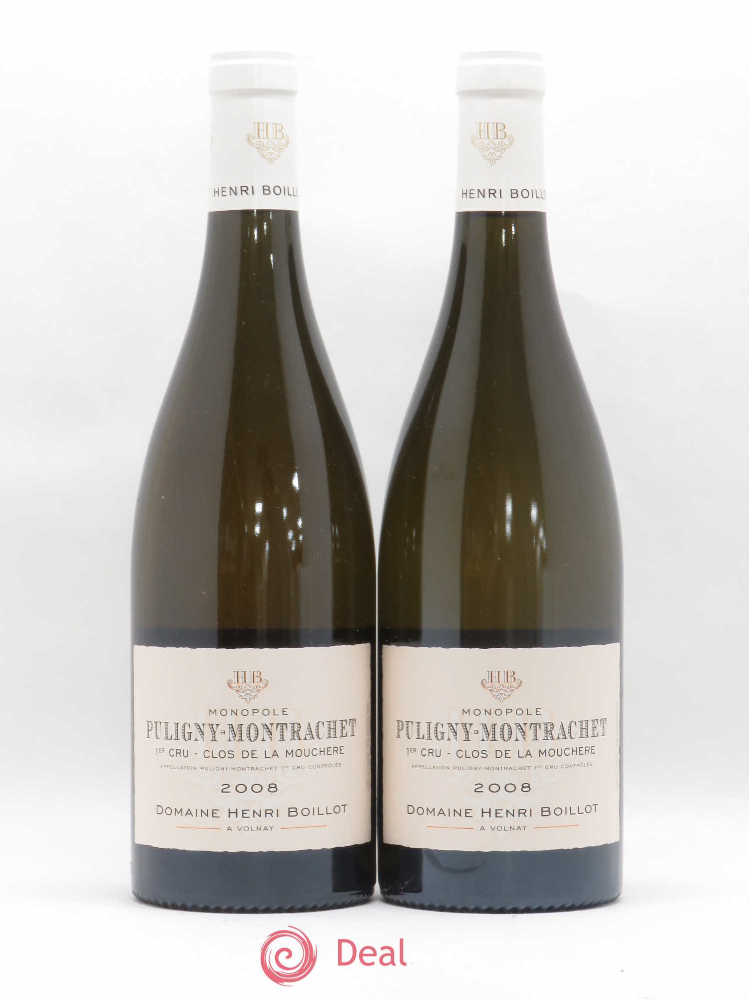 Puligny-Montrachet 1er Cru Clos de la Mouchère Henri Boillot (Domaine) 2008 - Lot de 2 bouteilles - 0