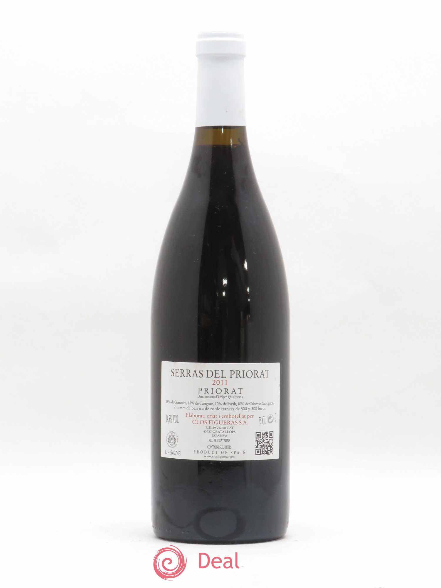 Priorat DOCA Serras Del Priorat Clos Figueras 2011 - Posten von 1 Flasche - 1