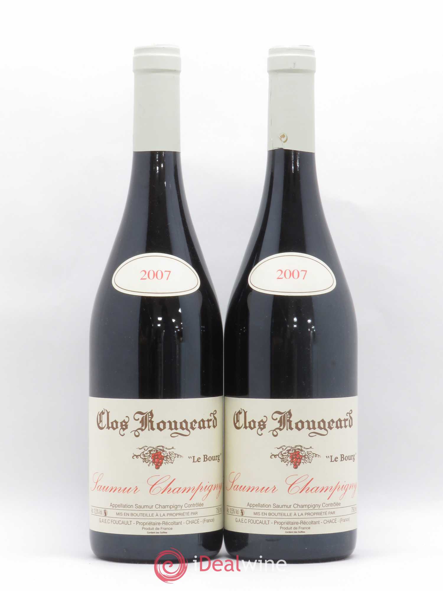 Saumur-Champigny Le Bourg Clos Rougeard 2007 - Lot de 2 bouteilles - 0