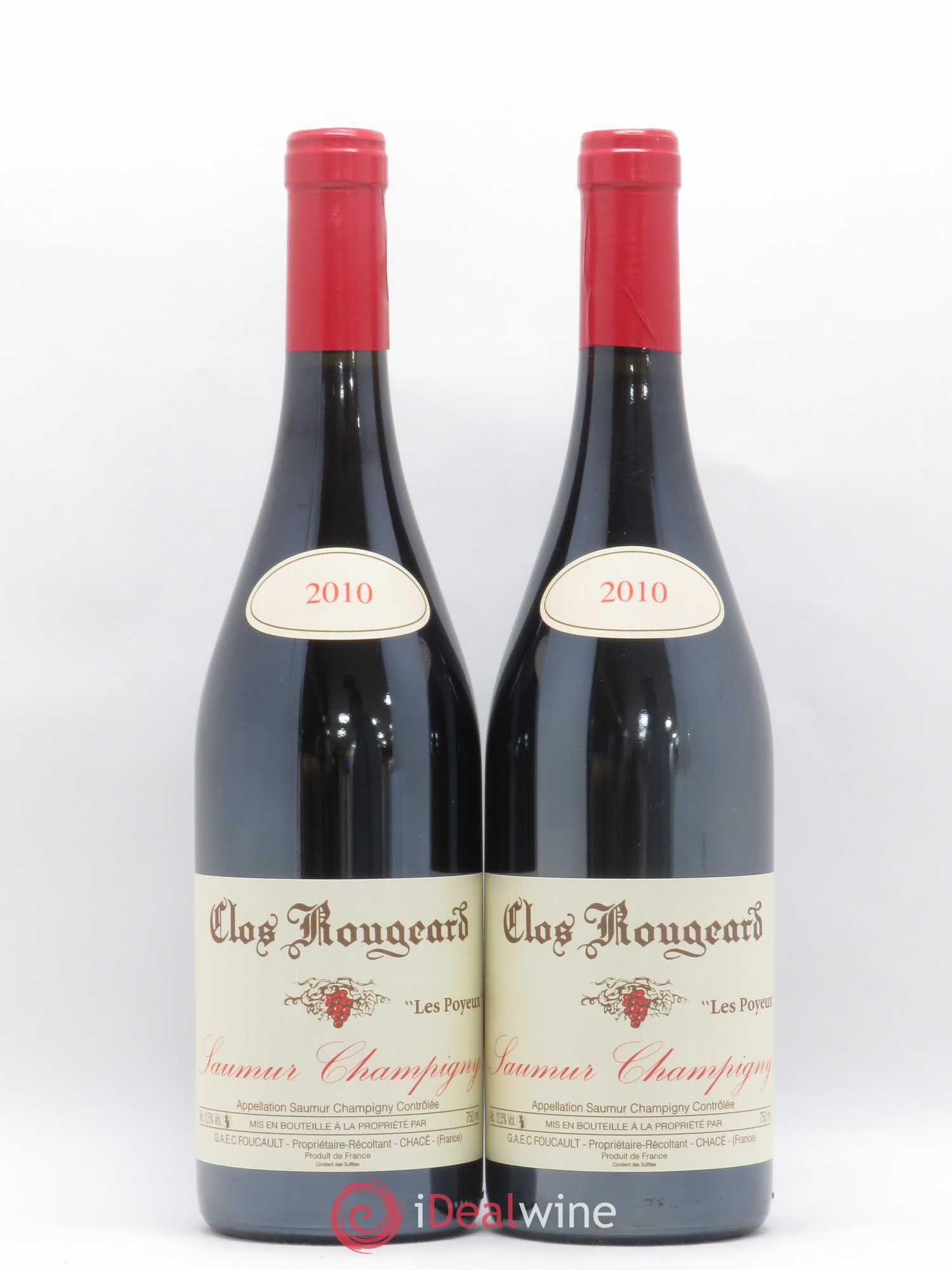 Saumur-Champigny Les Poyeux Clos Rougeard 2010 - Lot de 2 bouteilles - 0