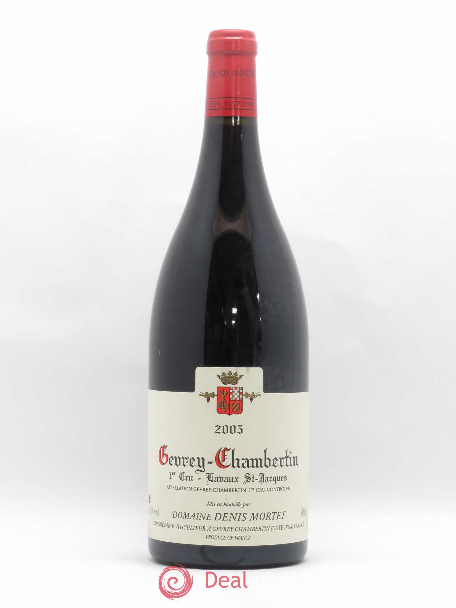 Gevrey-Chambertin 1er Cru Lavaux Saint Jacques Denis Mortet (Domaine) 2005 - Lot de 1 magnum - 0