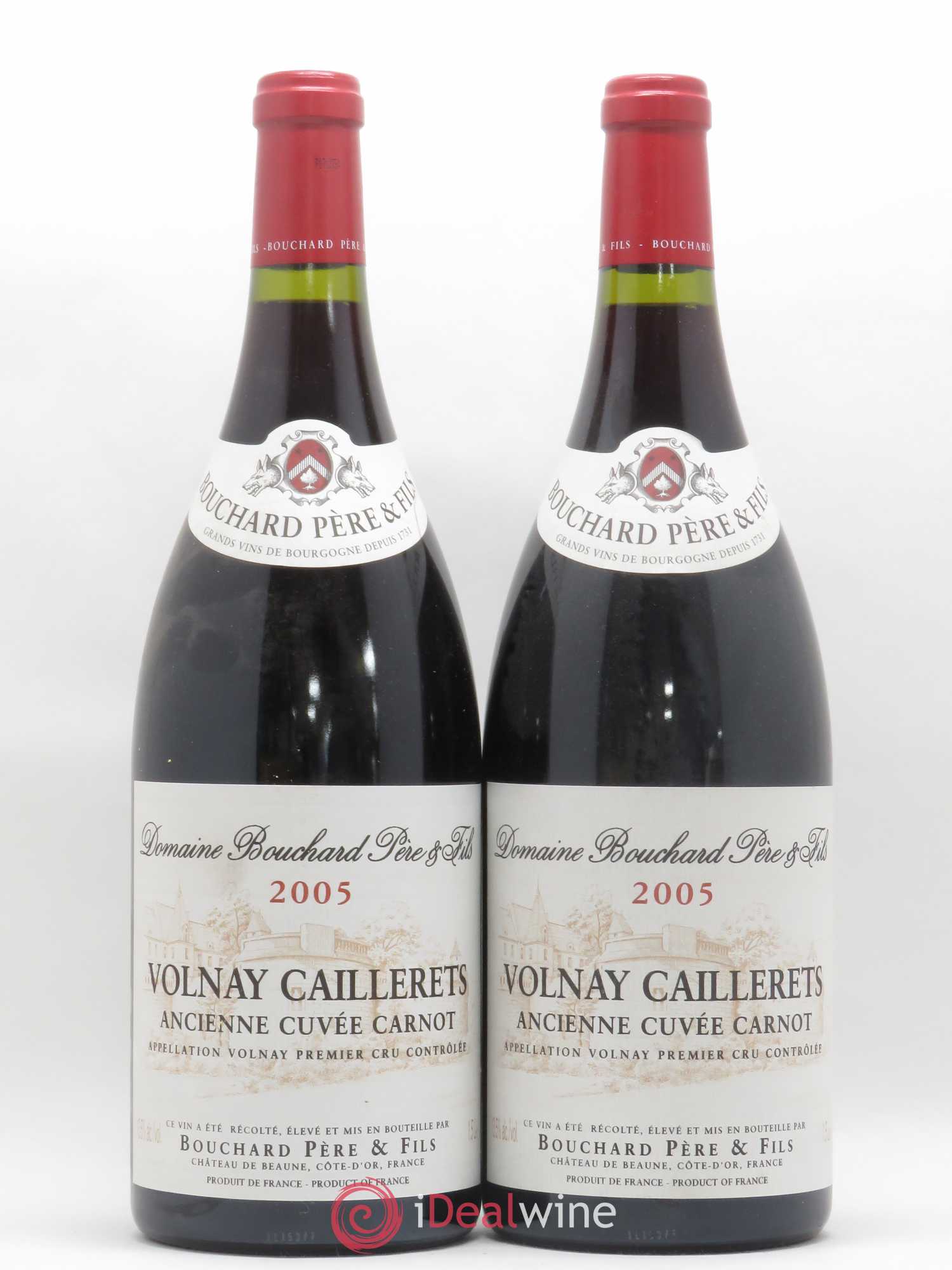 Volnay 1er Cru Caillerets - Ancienne Cuvée Carnot Bouchard Père & Fils 2005 - Lot de 2 magnums - 0