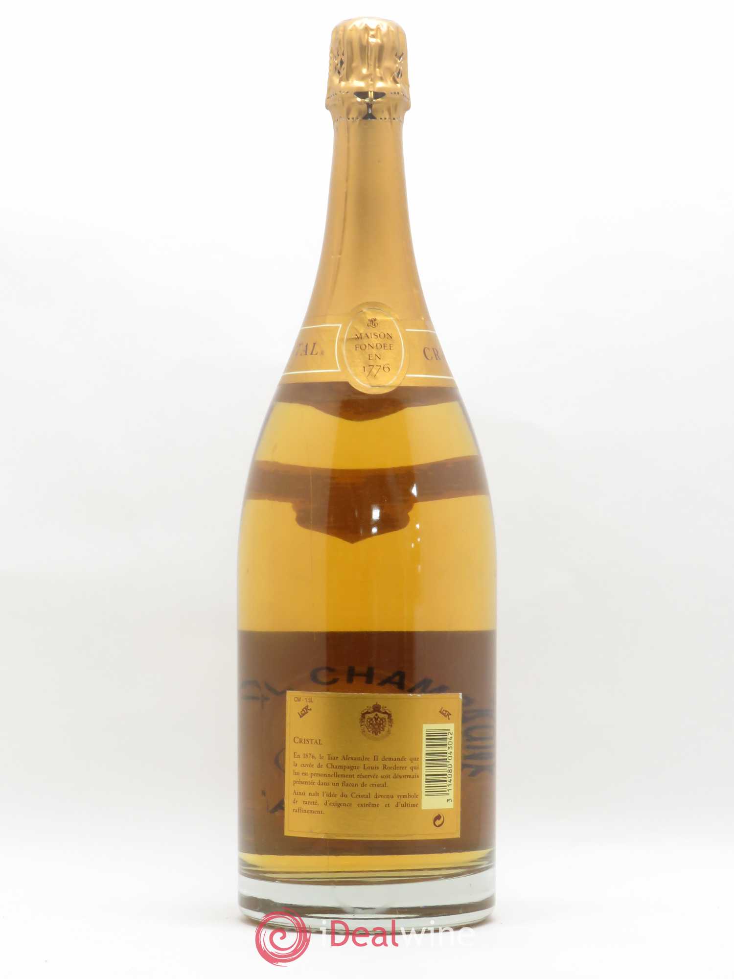 Cristal Louis Roederer 1996 - Posten von 1 Magnum - 1