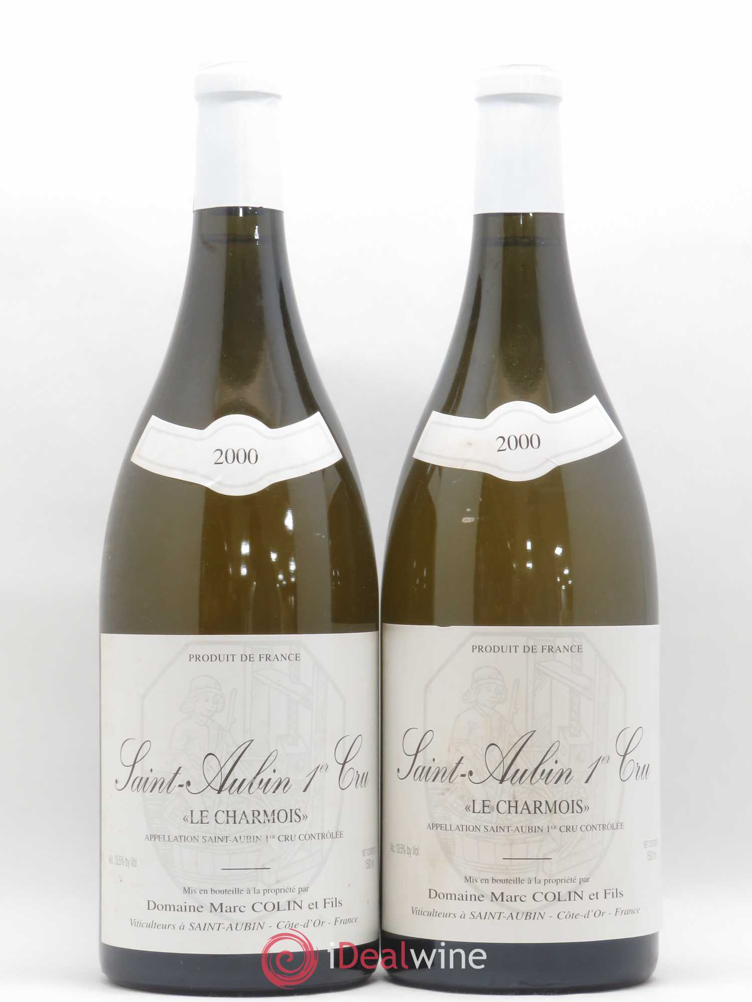 Saint-Aubin 1er Cru Le Charmois Marc Colin 2000 - Posten von 2 Magnum - 0