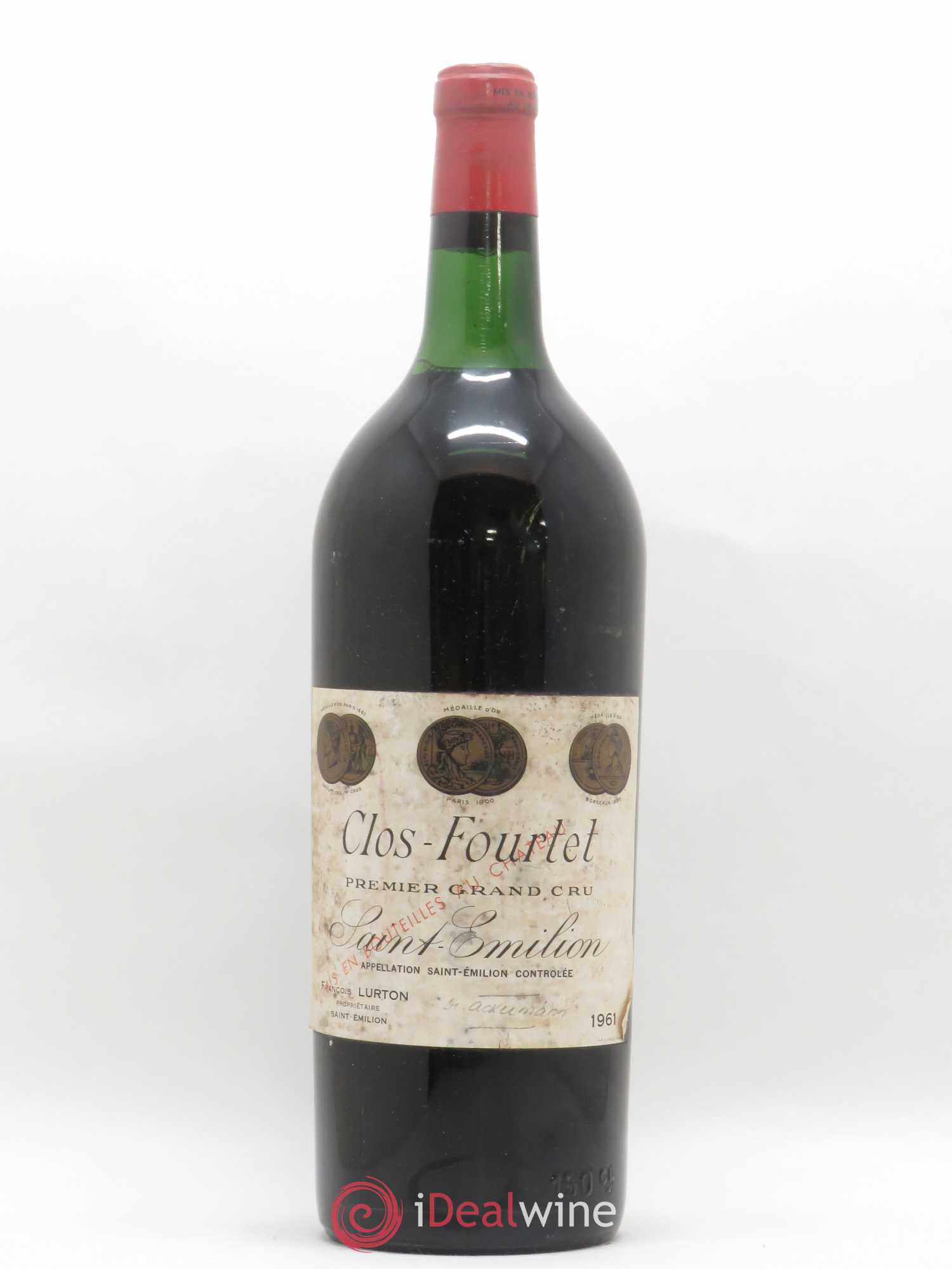 Clos Fourtet 1er Grand Cru Classé B 1961 - Lot de 1 magnum - 0