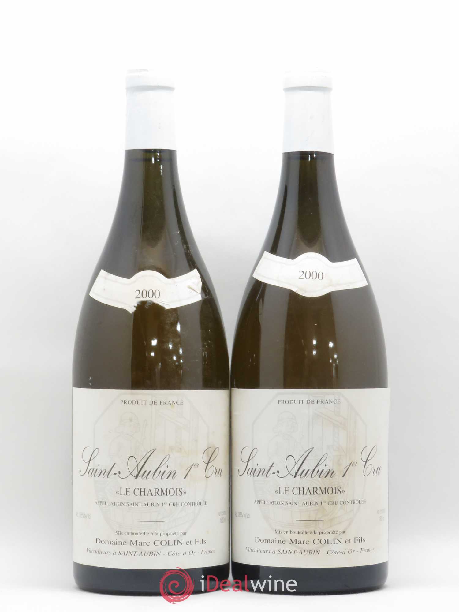 Saint-Aubin 1er Cru Le Charmois Marc Colin 2000 - Posten von 2 Magnum - 0