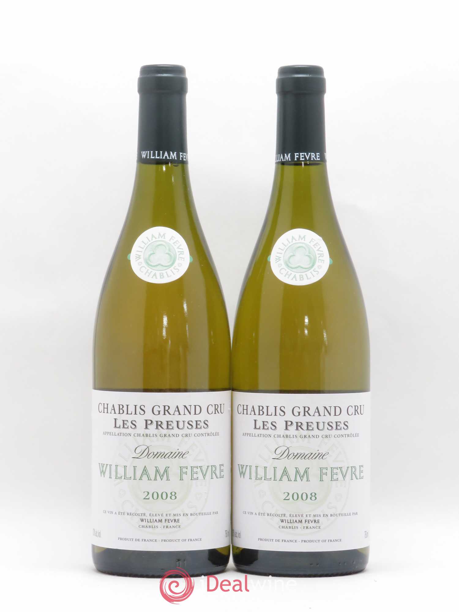 Chablis Grand Cru les Preuses William Fèvre 2008 - Lot de 2 bouteilles - 0