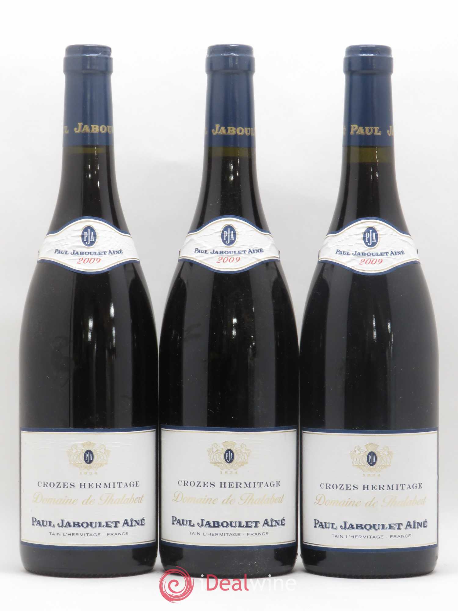 Crozes-Hermitage Domaine de Thalabert Paul Jaboulet Ainé 2009 - Lot de 3 bouteilles - 0