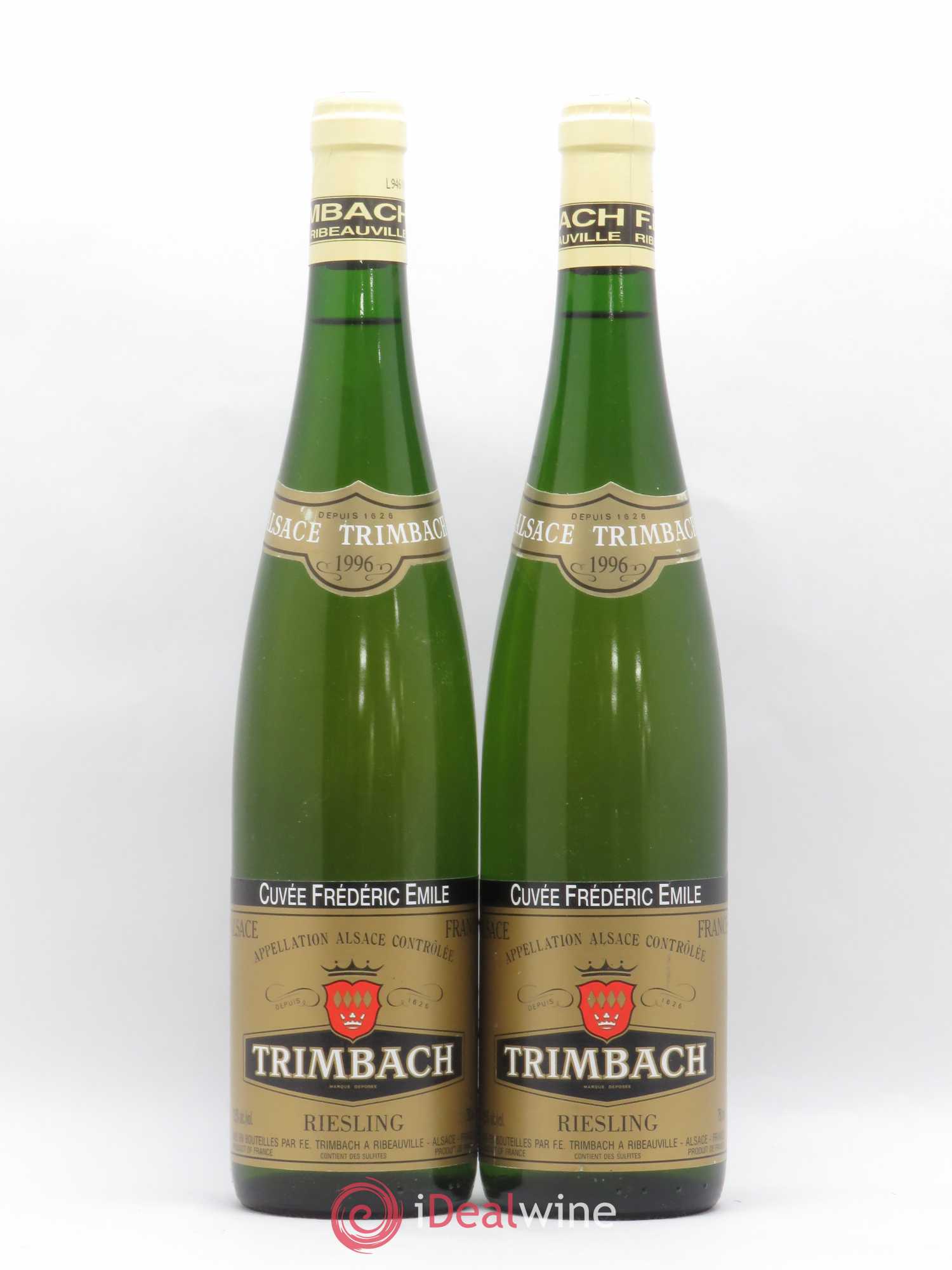 Alsace Riesling Cuvée Frédéric Emile Trimbach (Domaine) 1996 - Lot de 2 bouteilles - 0