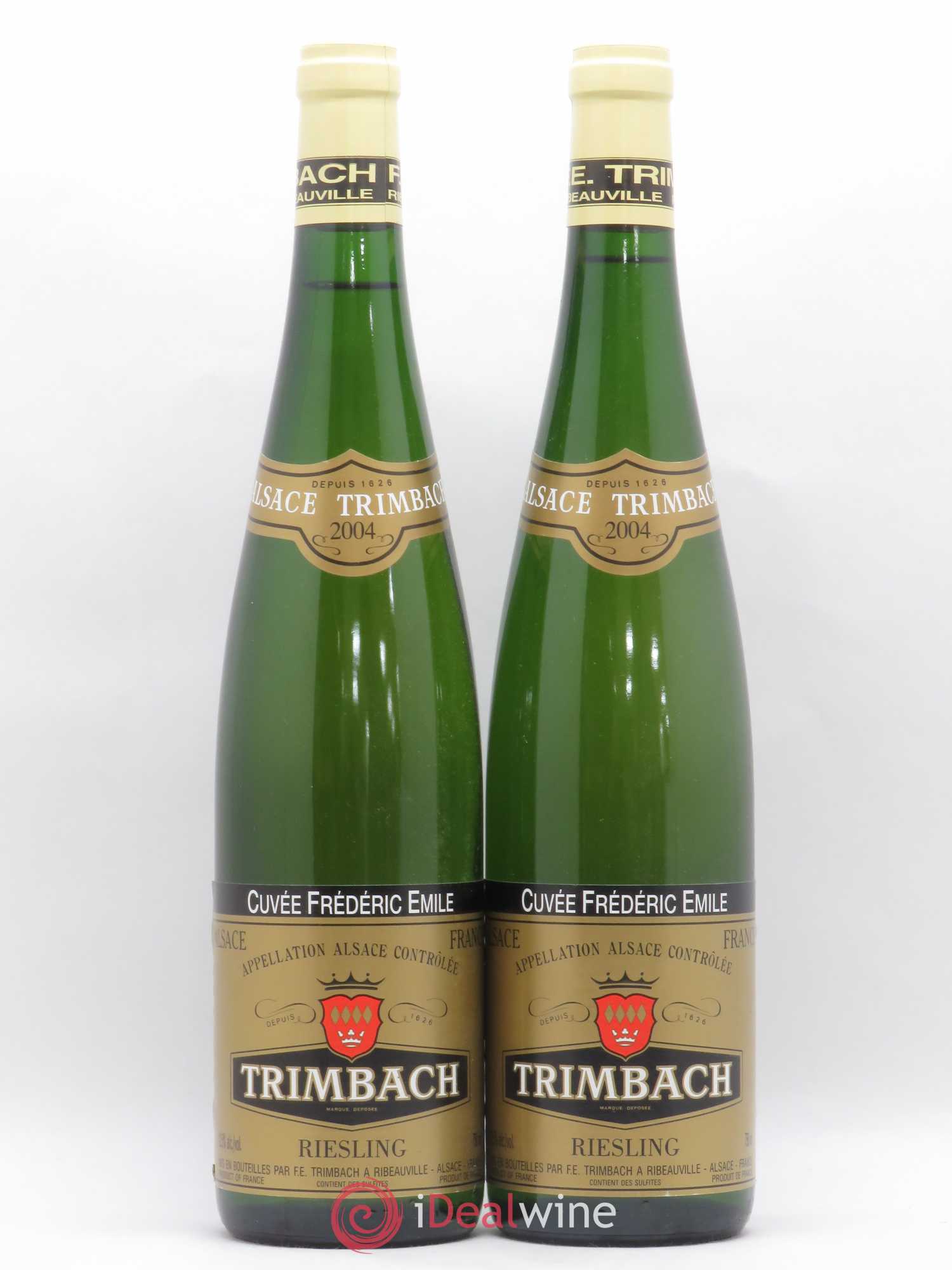 Alsace Riesling Cuvée Frédéric Emile Trimbach (Domaine) 2004 - Lot de 2 bouteilles - 0