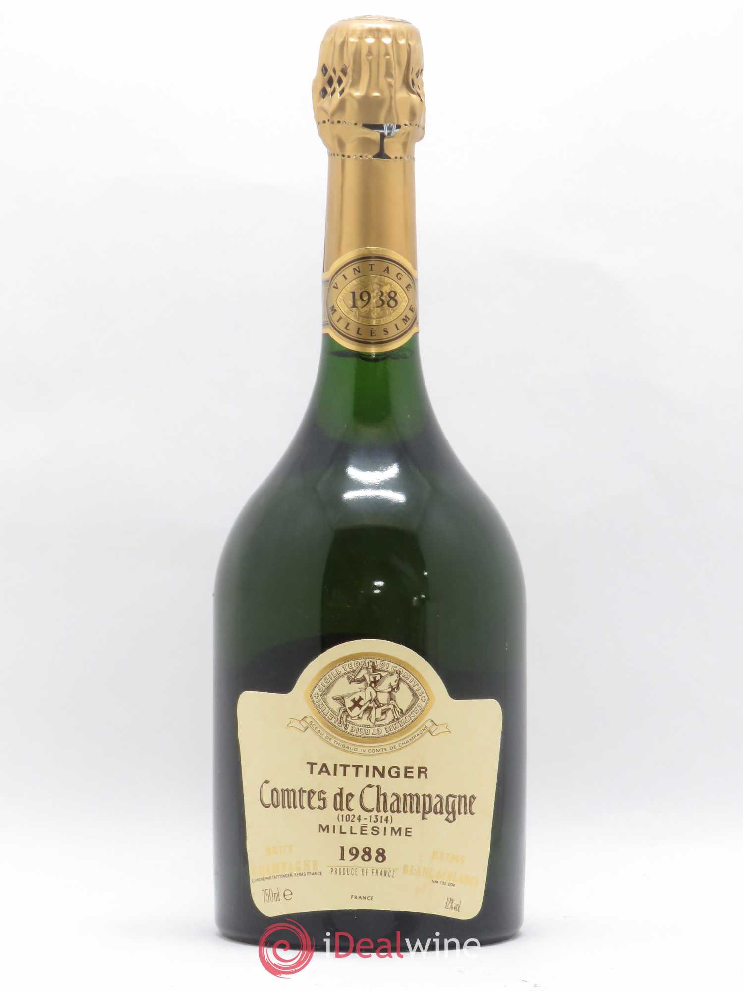 Comtes de Champagne Taittinger 1988 - Lot de 1 bouteille - 0