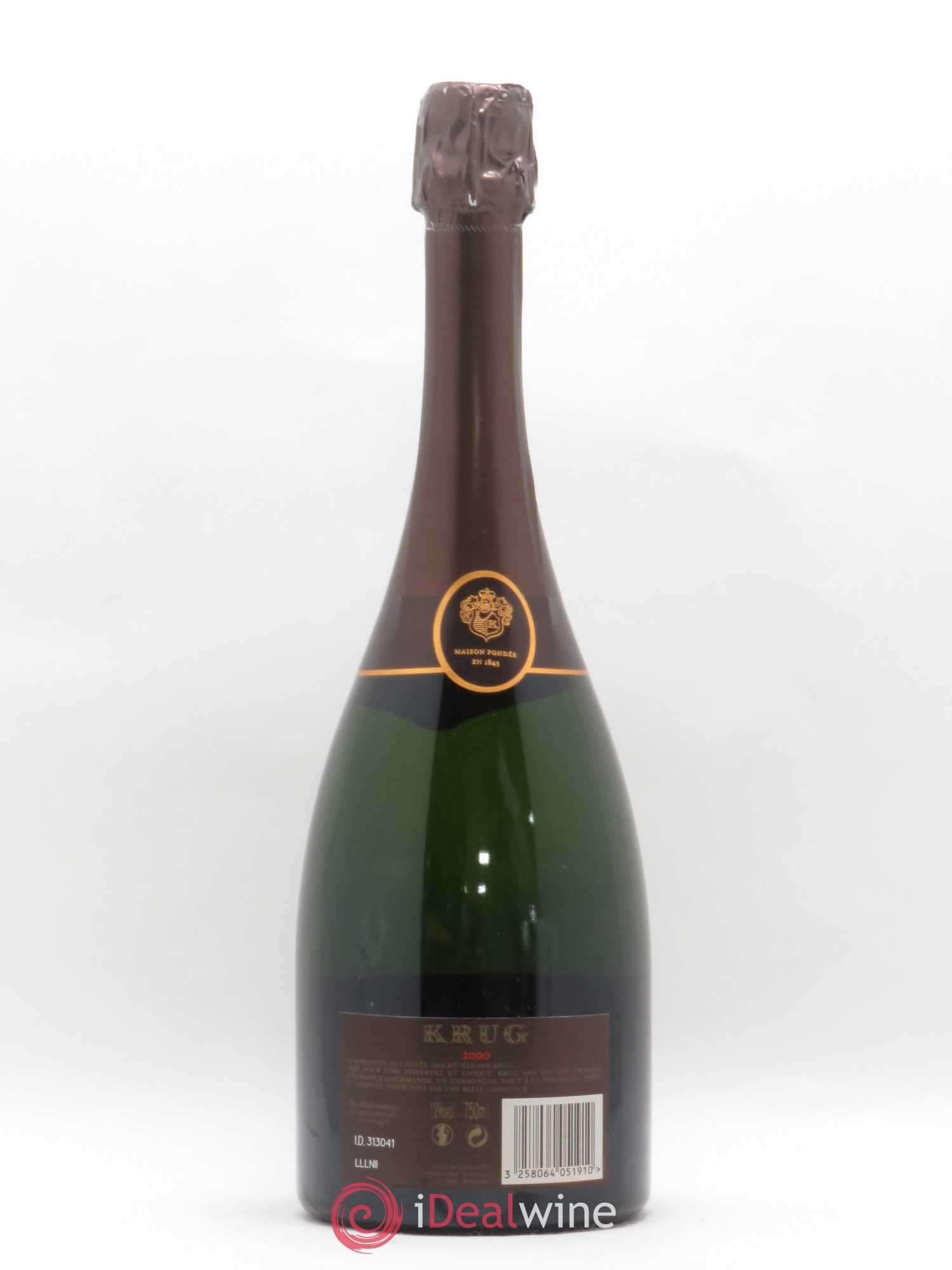Vintage Krug 2000 - Lot de 1 bouteille - 1