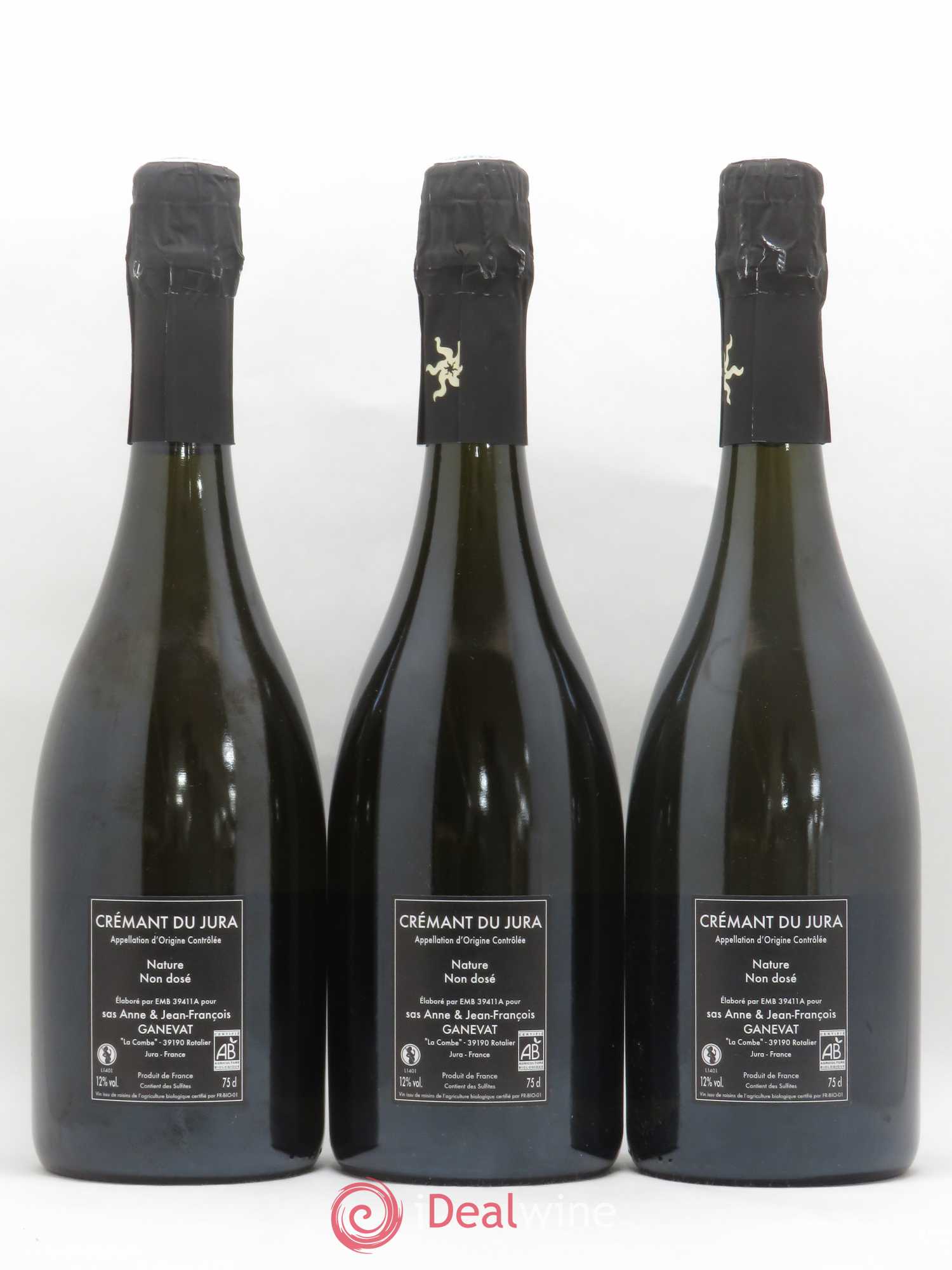Crémant du Jura Jean-François Ganevat (Domaine) 2014 - Lot de 3 bouteilles - 1