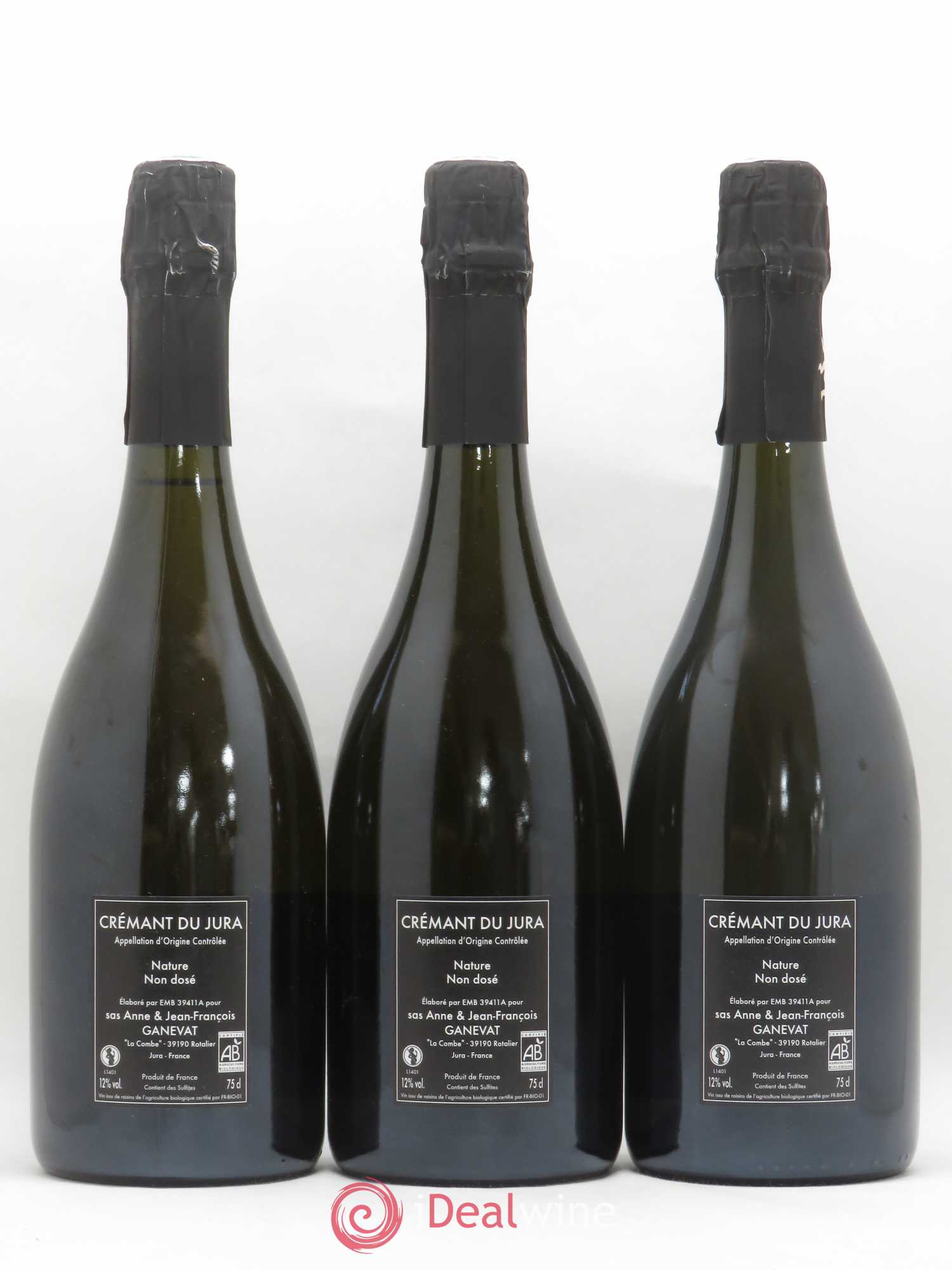 Crémant du Jura Jean-François Ganevat (Domaine) 2014 - Lot de 3 bouteilles - 1