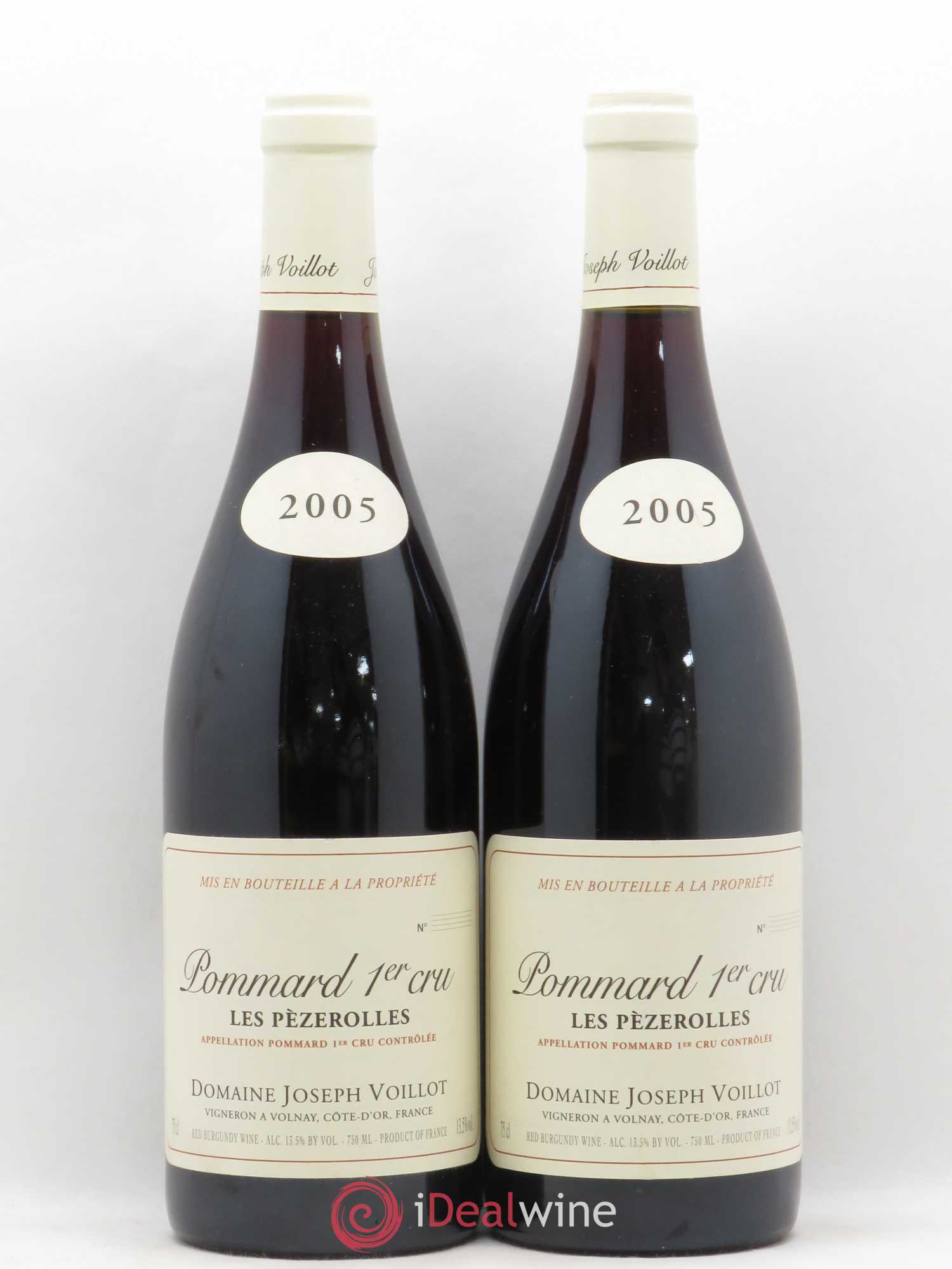 Pommard 1er Cru Les Pèzerolles Joseph Voillot (Domaine) 2005 - Lot de 2 bouteilles - 0