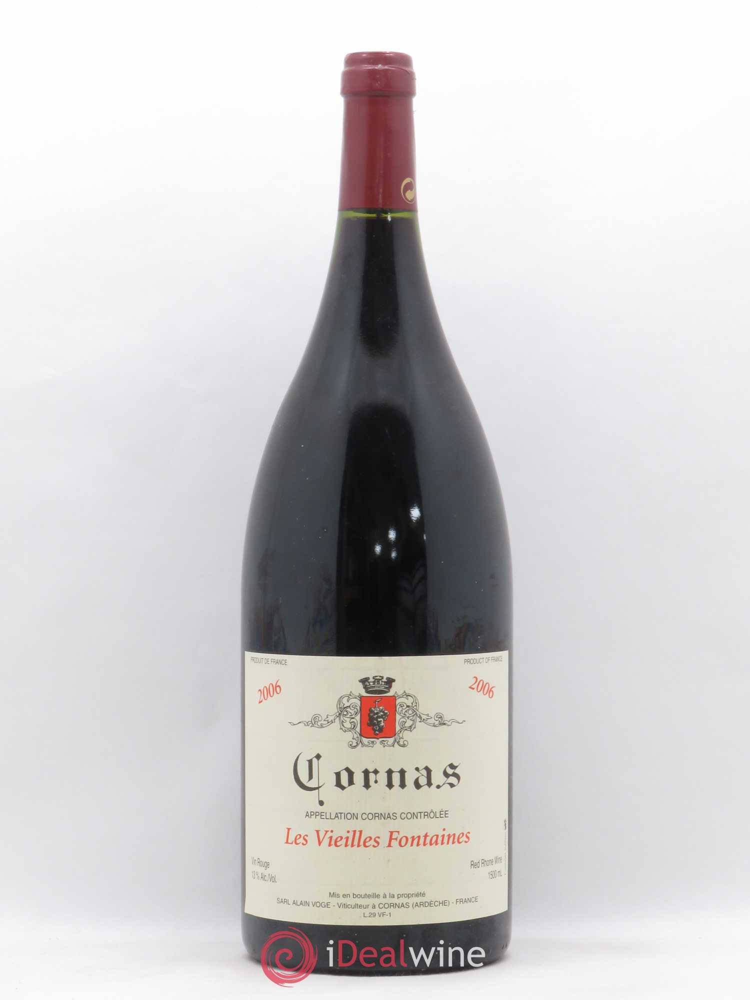Cornas Les Vieilles Fontaines Alain Voge (Domaine) 2006 - Lot de 1 magnum - 0