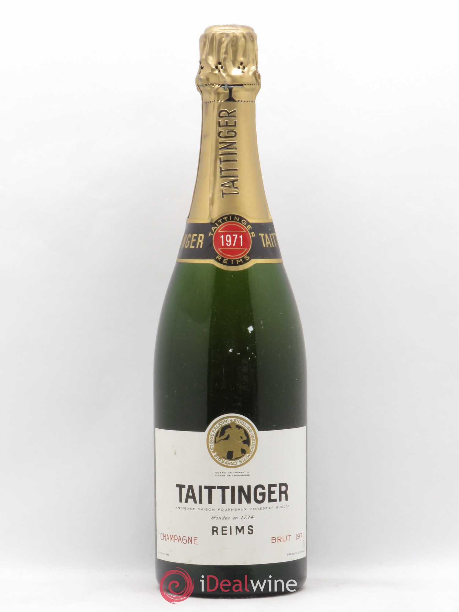 Brut Réserve Taittinger 1971 - Lot de 1 bouteille - 0