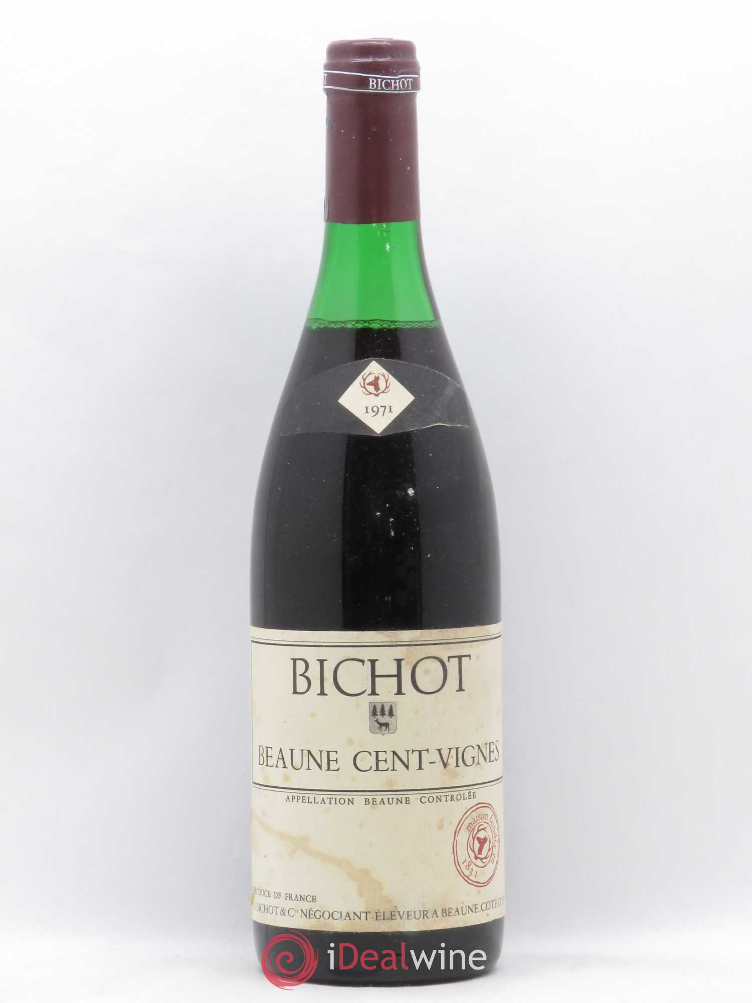 Beaune Albert Bichot Cent Vignes 1971 - Lot de 1 bouteille - 0