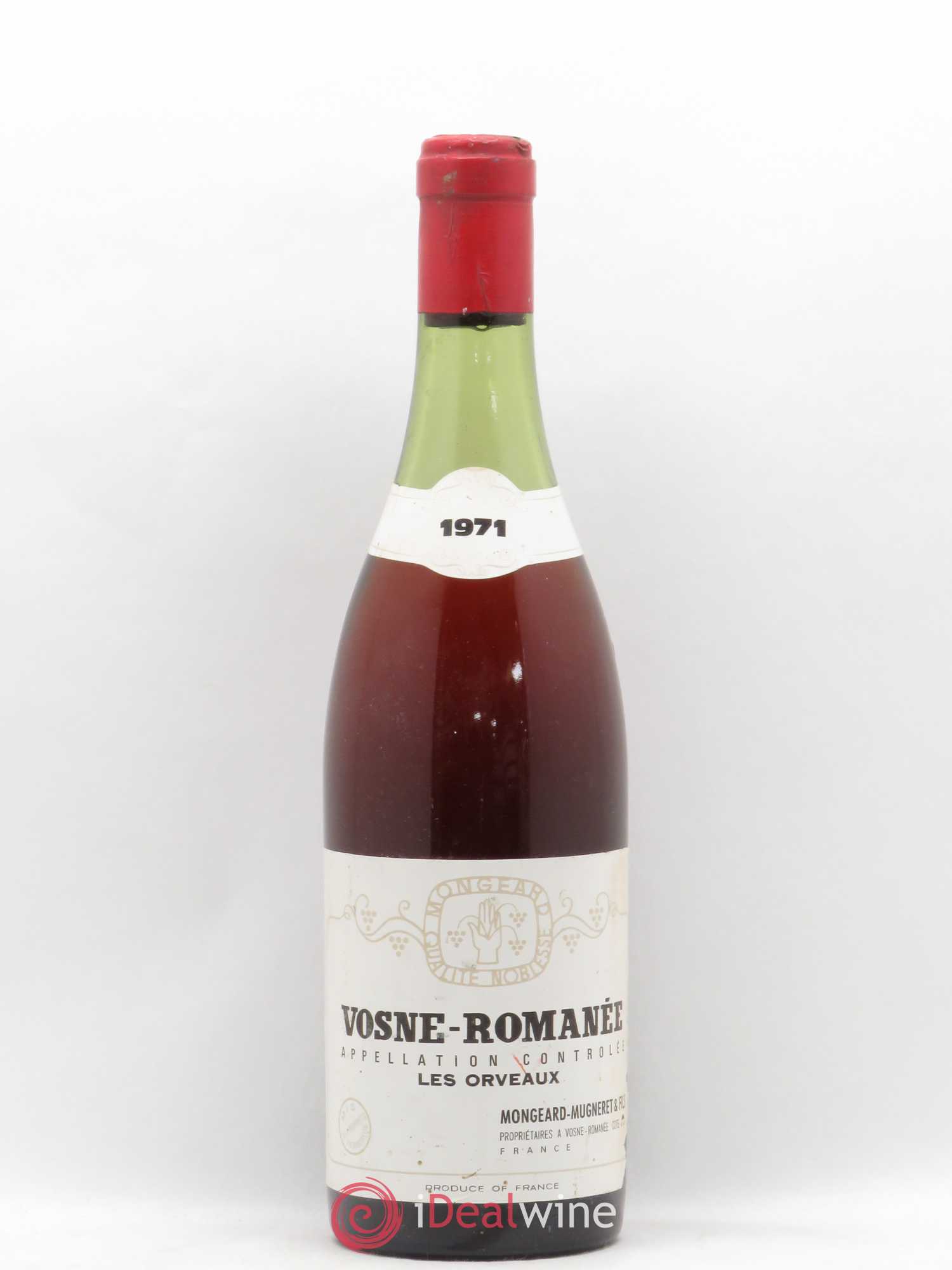 Vosne-Romanée Les Orveaux Mongeard-Mugneret 1971 - Posten von 1 Flasche - 0