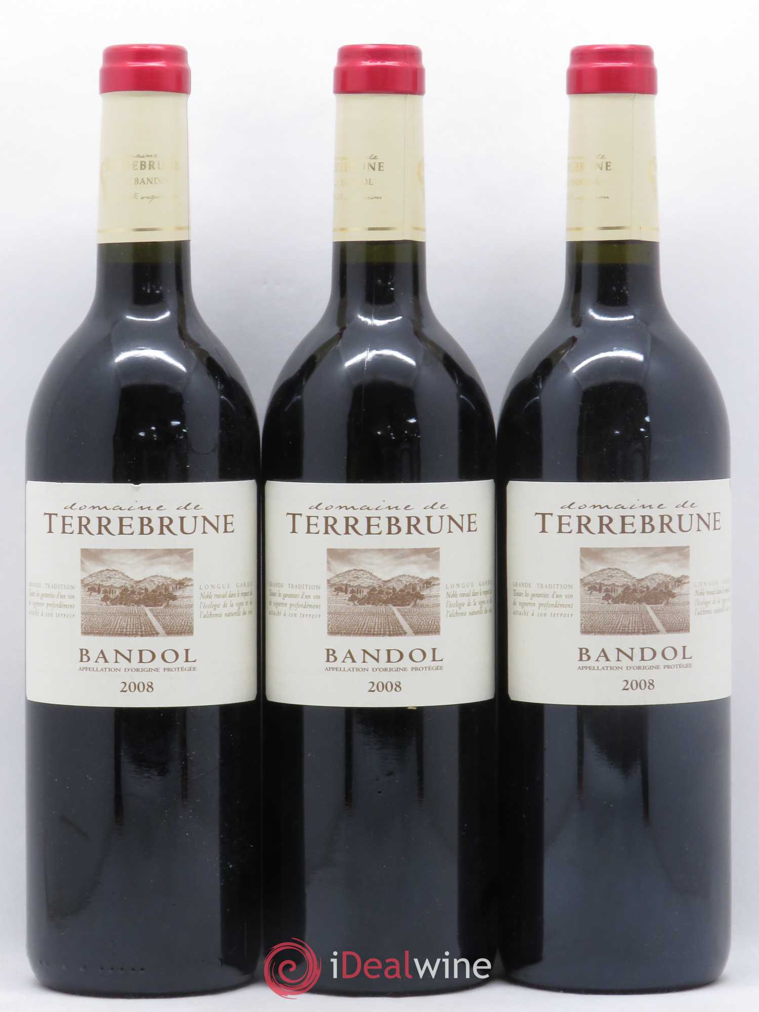 Bandol Terrebrune (Domaine de) 2008 - Lot de 3 bouteilles - 0