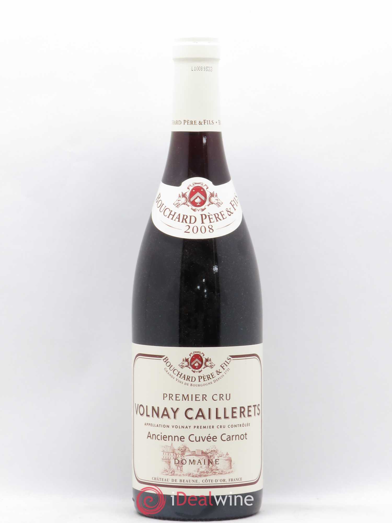 Volnay 1er Cru Caillerets - Ancienne Cuvée Carnot Bouchard Père & Fils 2008 - Lot de 1 bouteille - 0