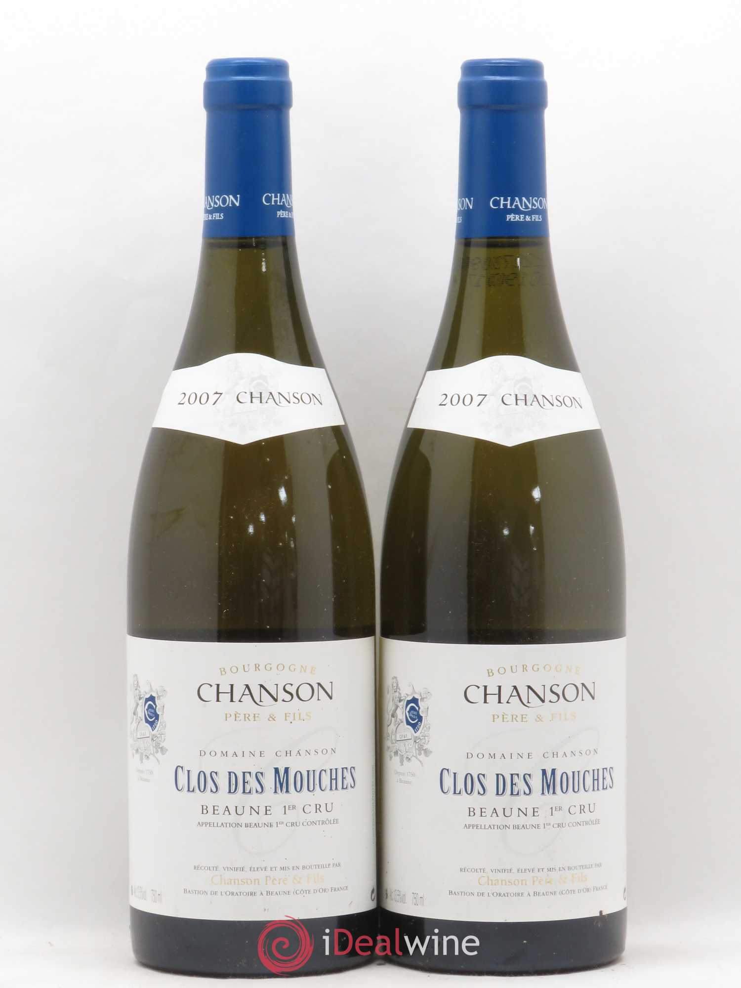 Beaune 1er Cru Clos des Mouches Chanson 2007 - Lot de 2 bouteilles - 0