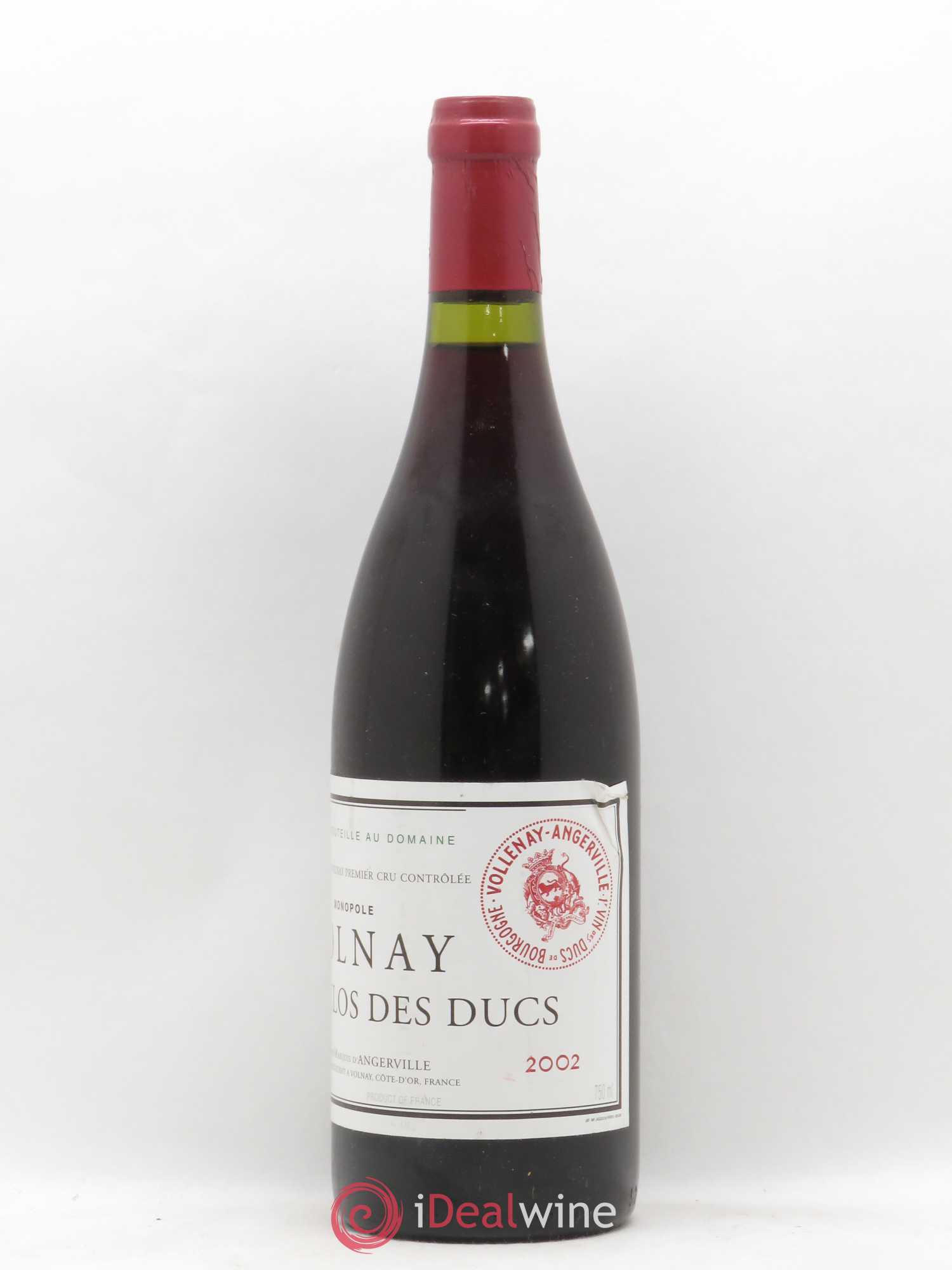 Volnay 1er Cru Clos des Ducs Marquis d'Angerville (Domaine) 2002 - Lot de 1 bouteille - 1