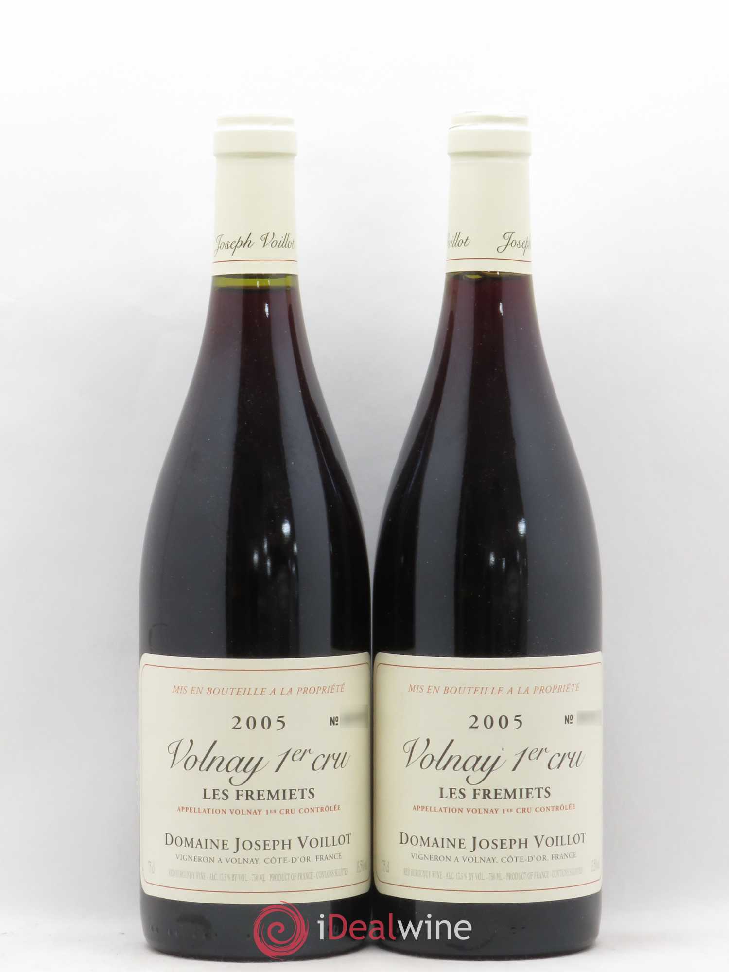 Volnay 1er Cru Les Fremiets Joseph Voillot (Domaine) 2005 - Lot de 2 bouteilles - 0