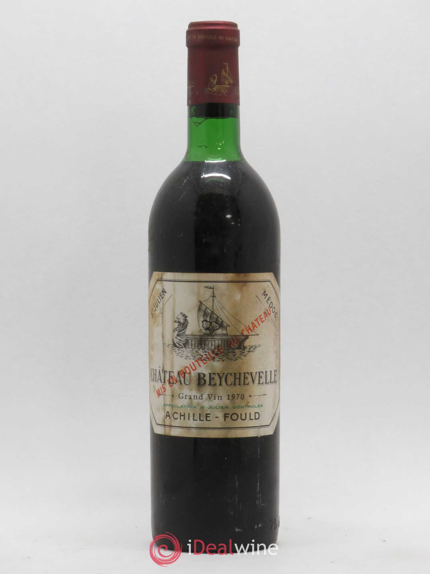 Château Beychevelle 4ème Grand Cru Classé 1970 - Lot de 1 bouteille - 0