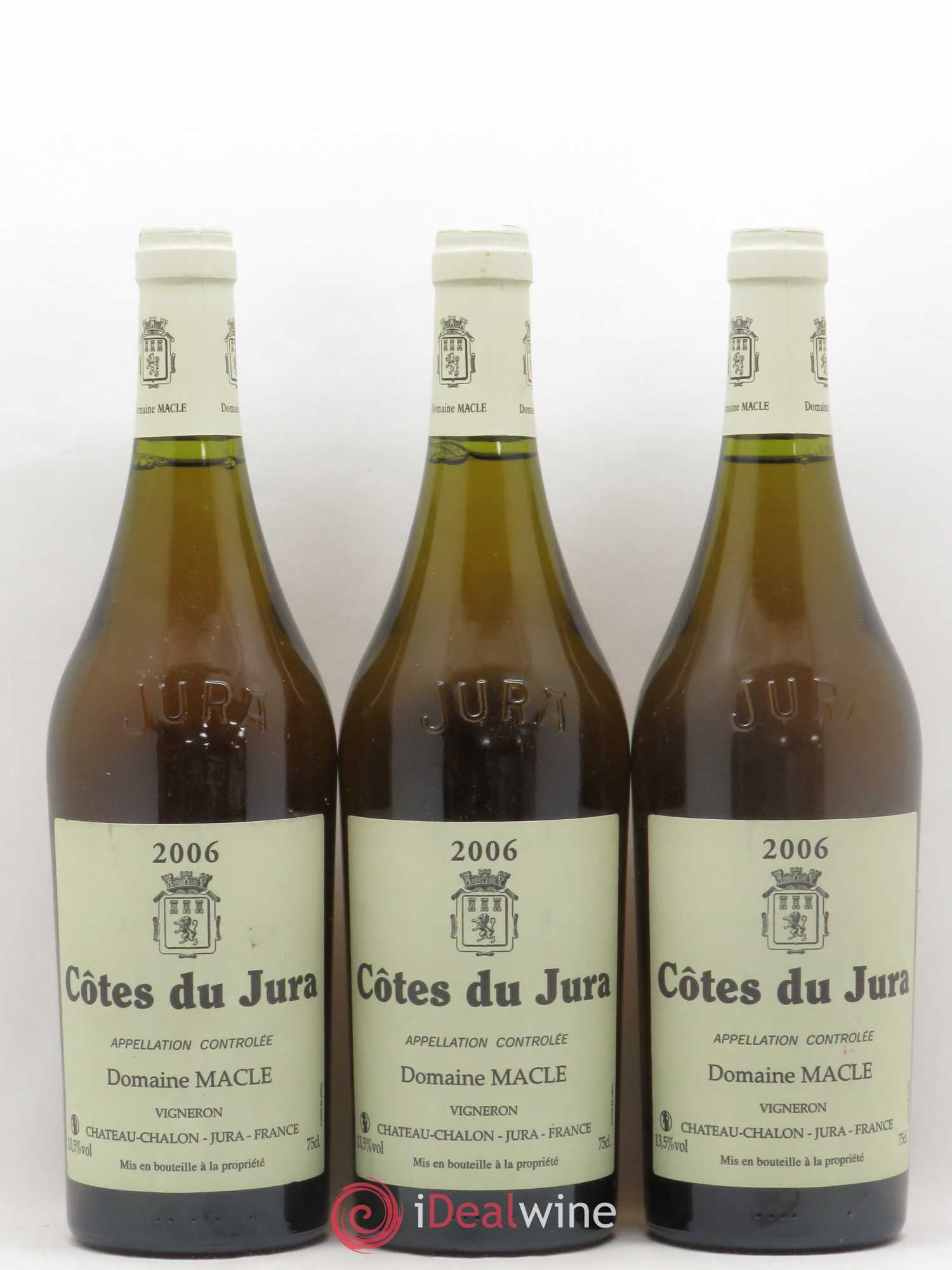 Côtes du Jura Jean Macle 2006 - Lot de 3 bouteilles - 0