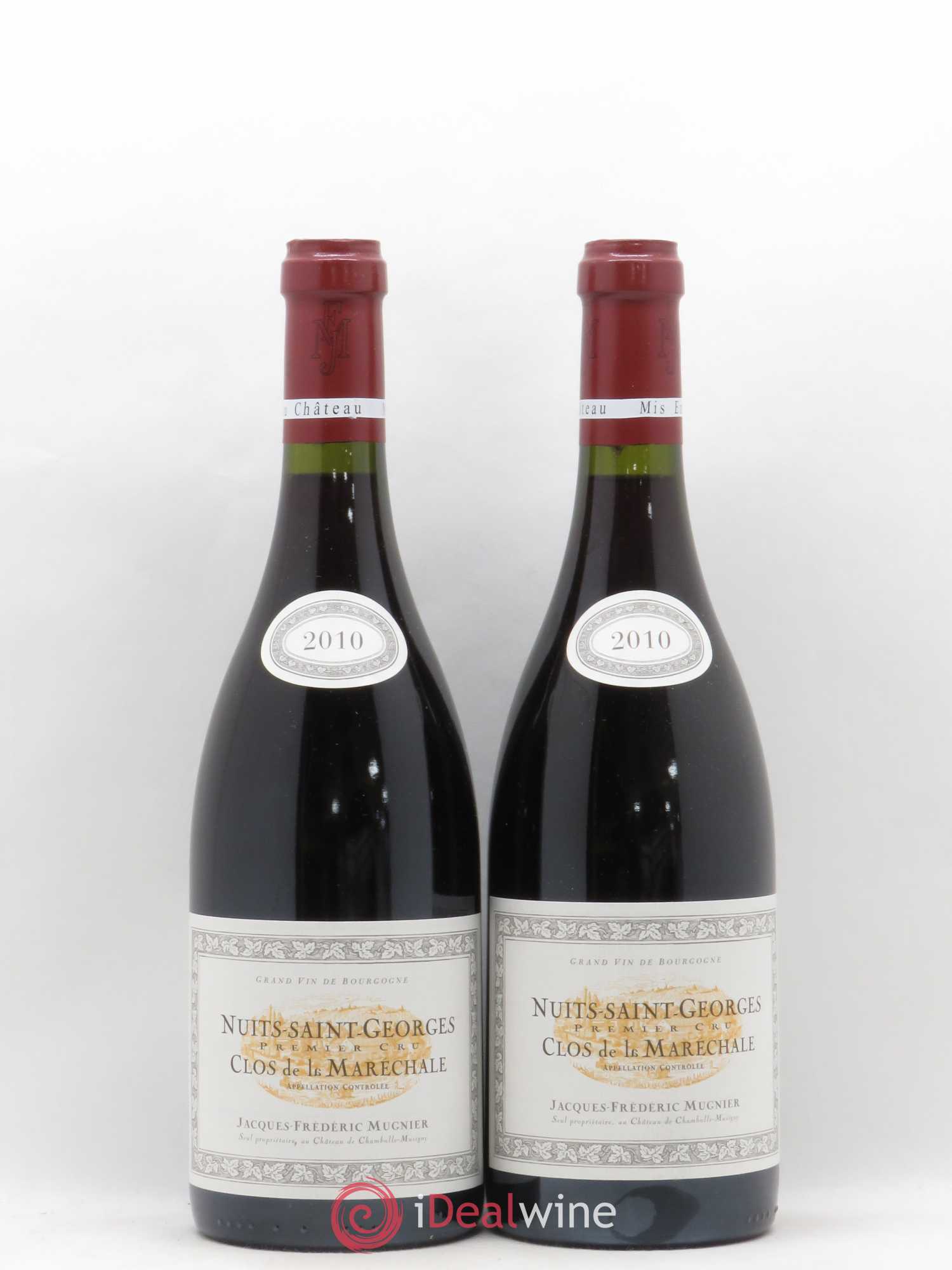 Nuits-Saint-Georges 1er Cru Clos de La Maréchale Jacques-Frédéric Mugnier 2010 - Lot de 2 bouteilles - 0