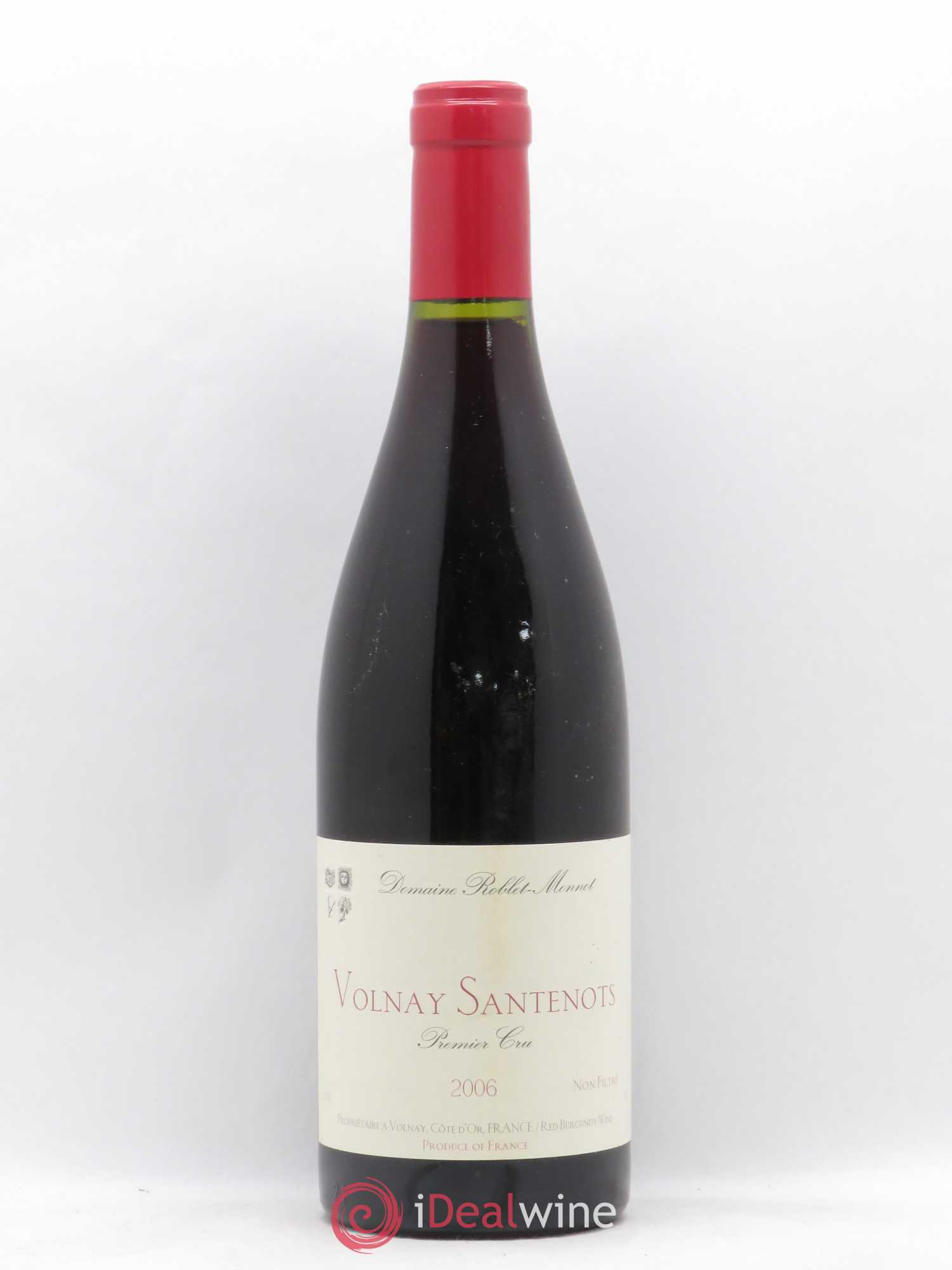 Volnay 1er Cru Santenots Roblet Monnot 2006 - Lot de 1 bouteille - 0