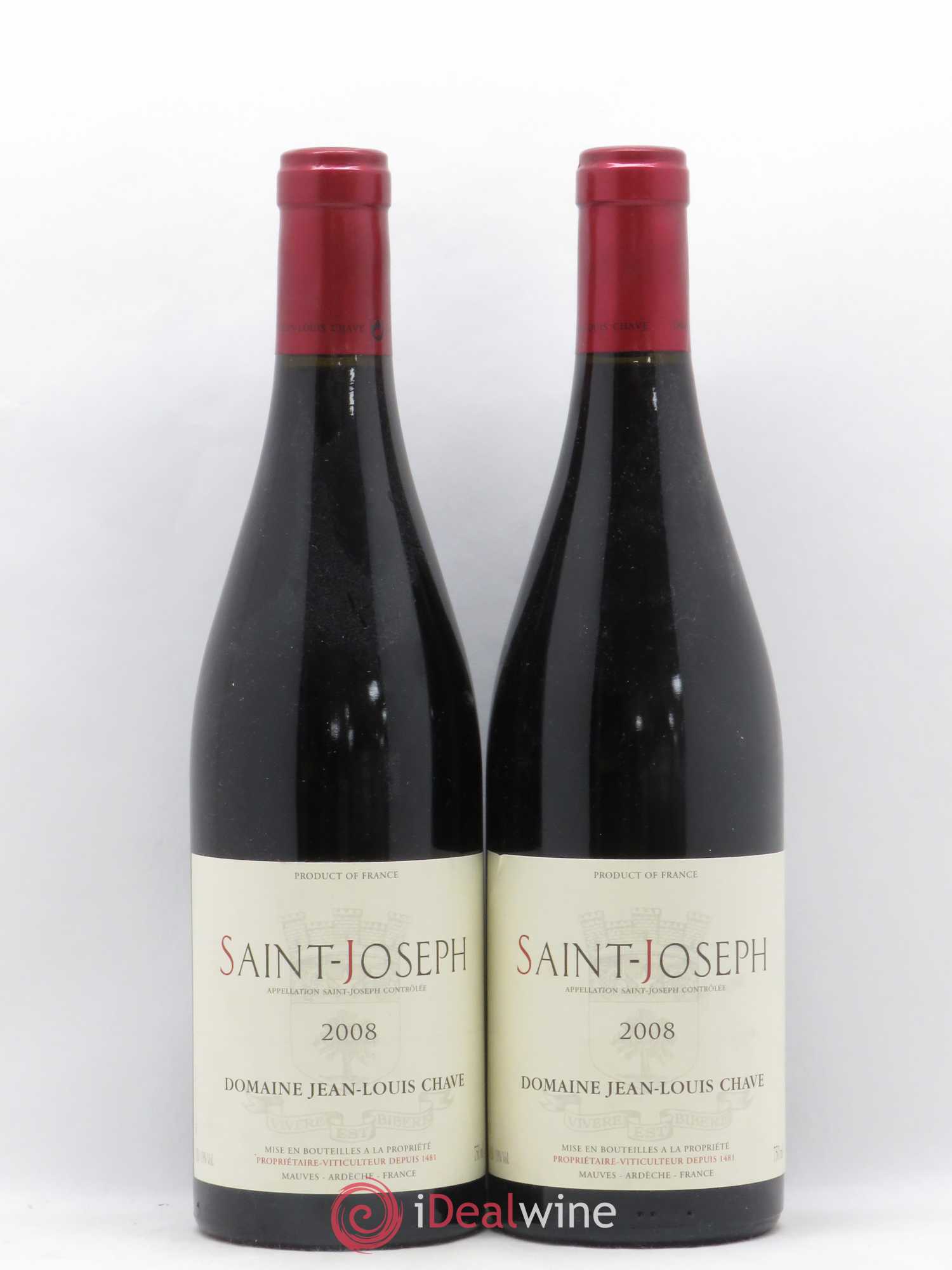 Saint-Joseph Jean-Louis Chave 2008 - Lot de 2 bouteilles - 0