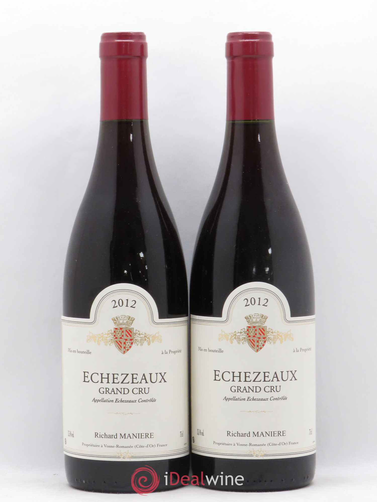 Echezeaux Grand Cru Richard Manière 2012 - Lot de 2 bouteilles - 0