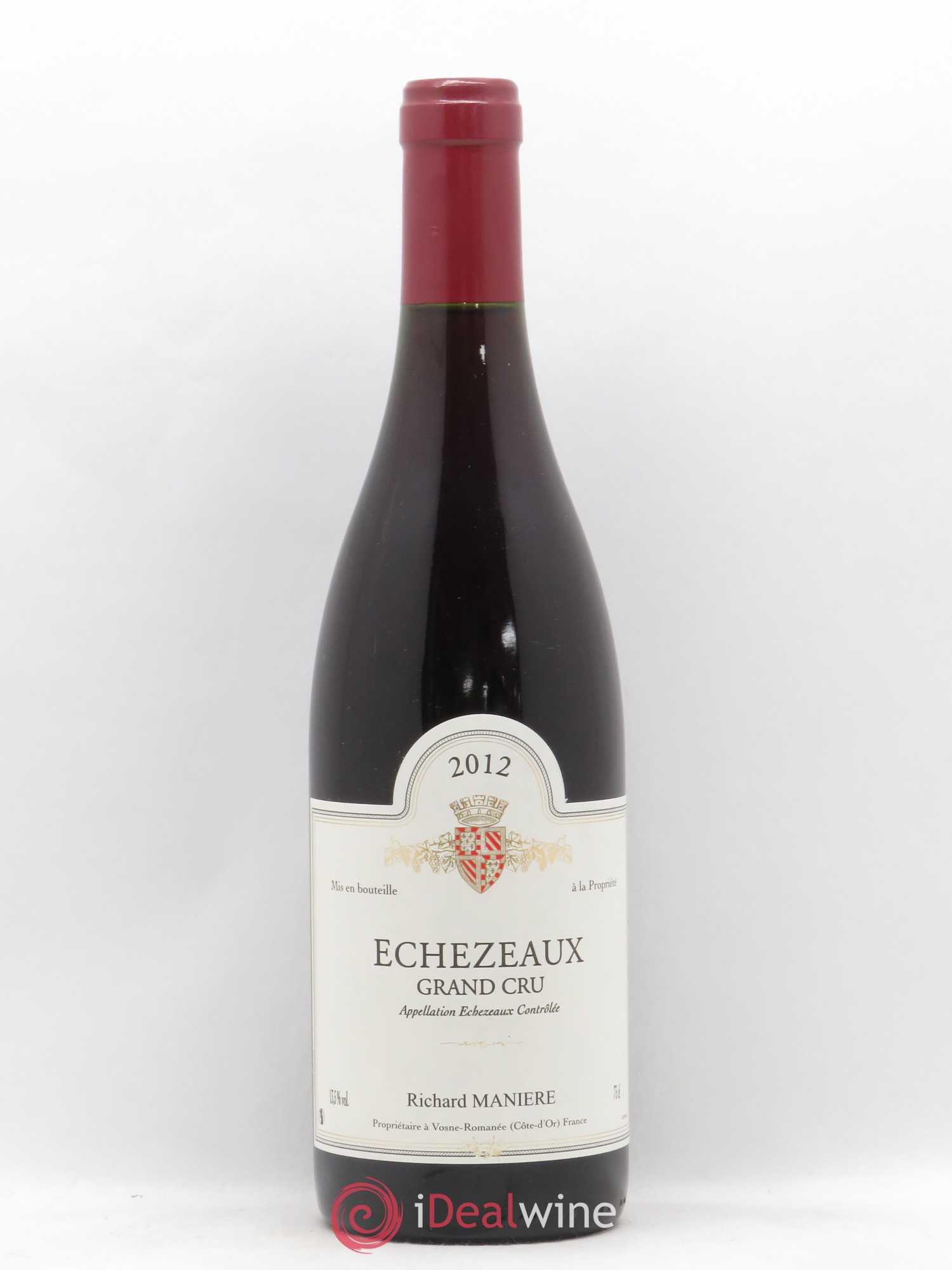 Echezeaux Grand Cru Richard Manière 2012 - Lot de 1 bouteille - 0