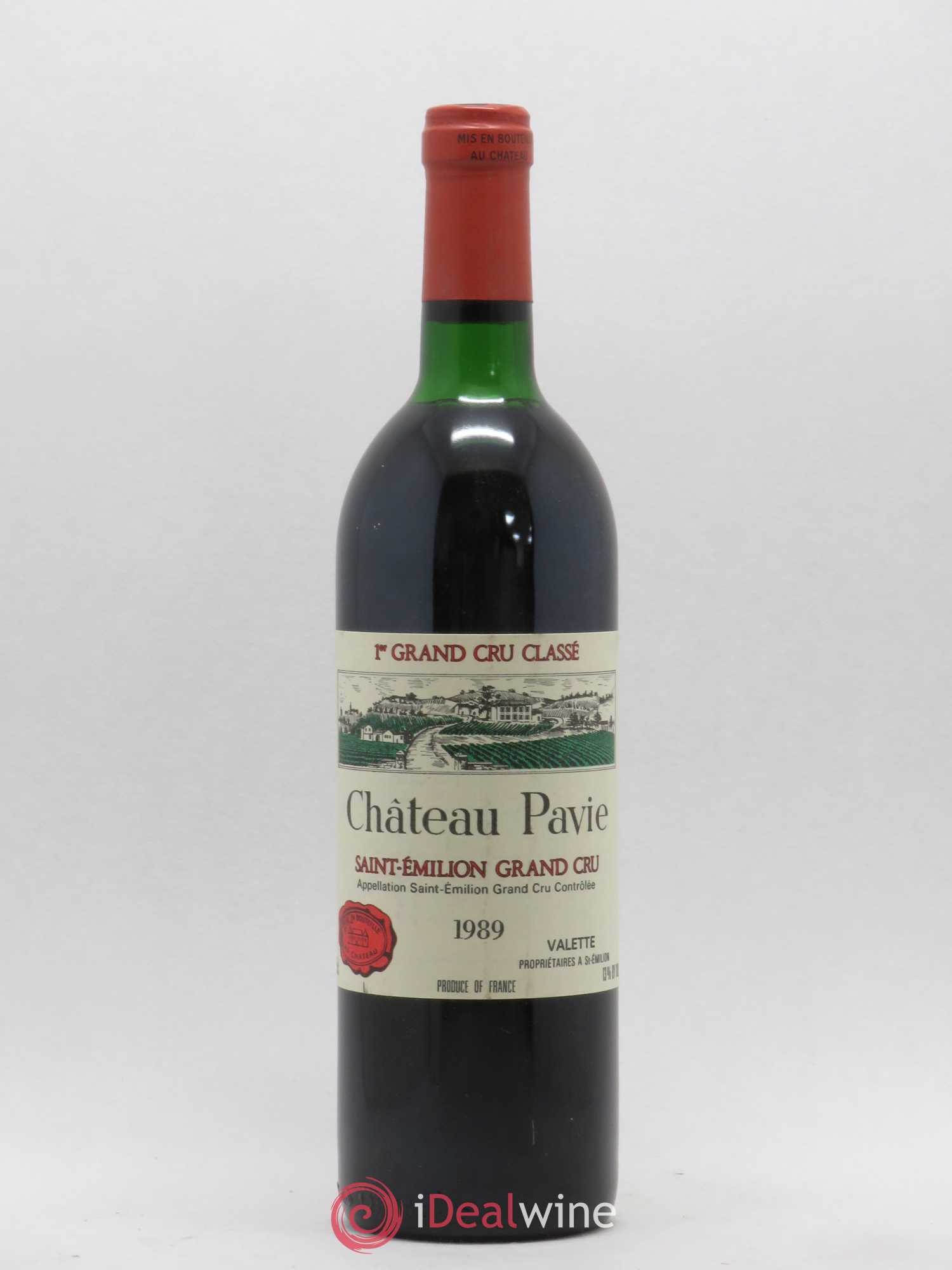Château Pavie 1er Grand Cru Classé A 1989 - Lot de 1 bouteille - 0
