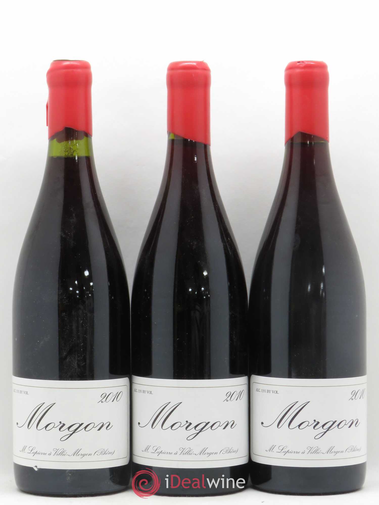 Morgon Marcel Lapierre (Domaine) 2010 - Lot de 3 bouteilles - 0