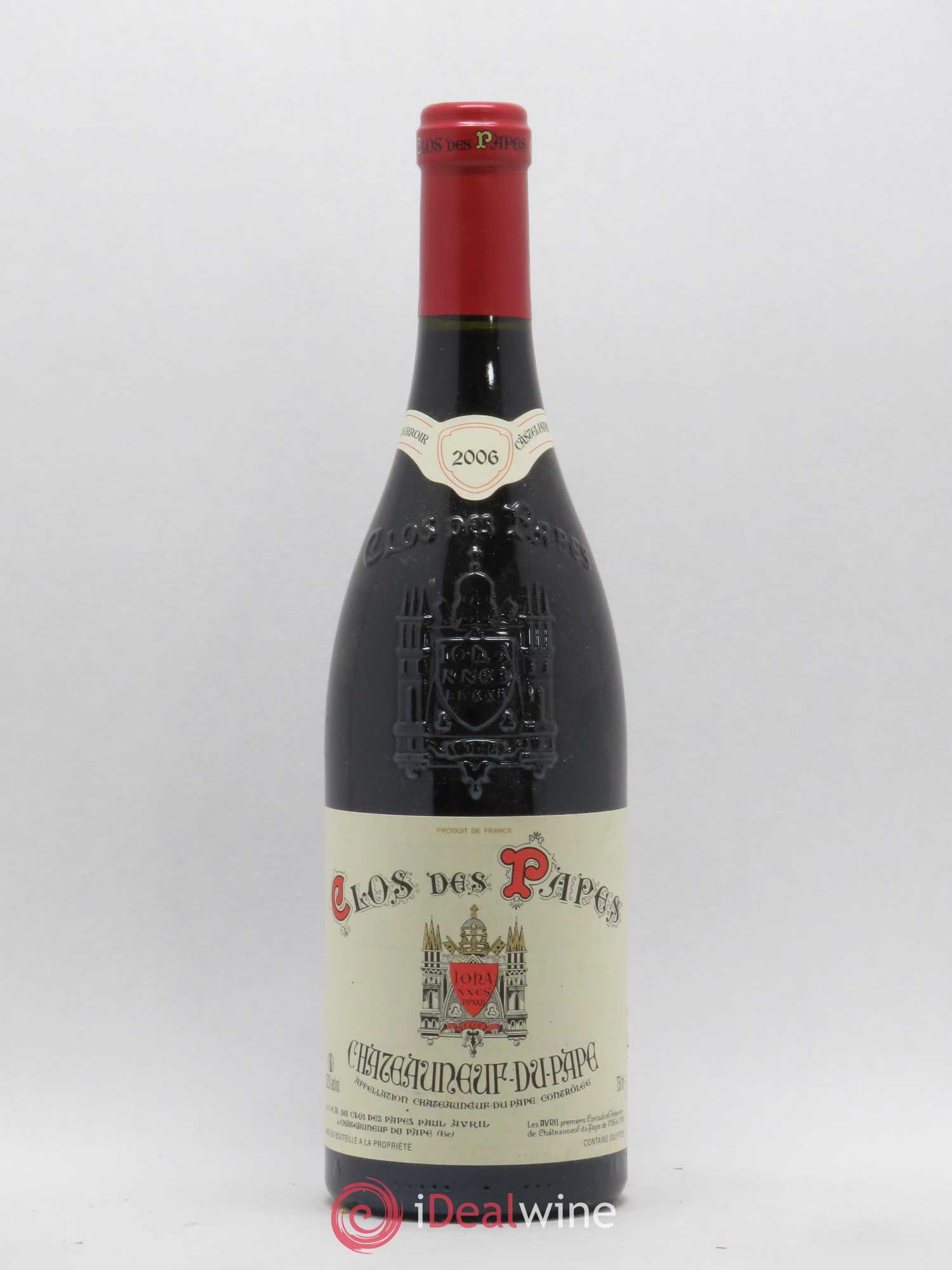 Châteauneuf-du-Pape Clos des Papes - Paul Avril 2006 - Lot de 1 bouteille - 0